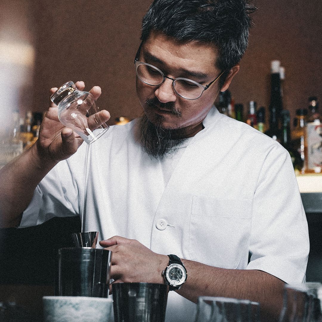 CK Kho is one of the bartenders collaborating with Royal Selangor under 'Raising The Bar'