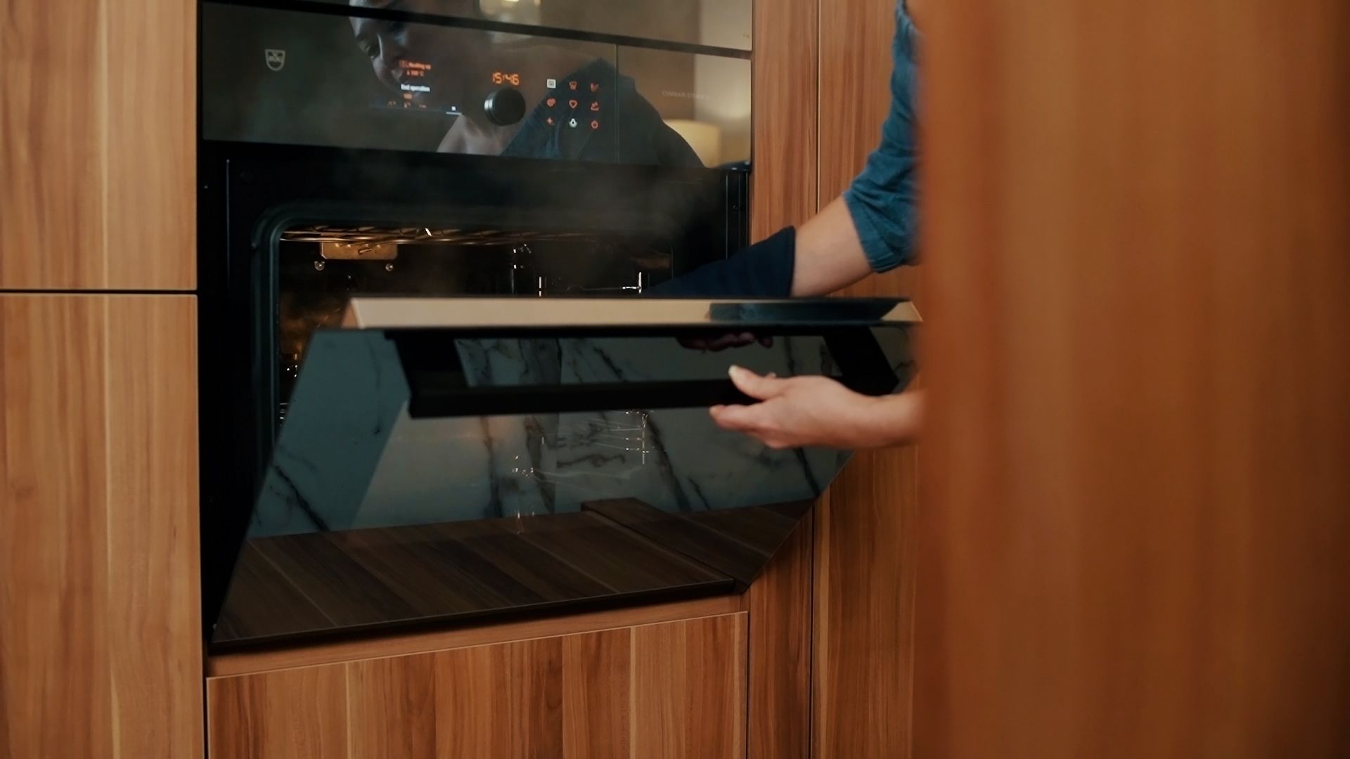 The Combi-Steam oven is De Cruz's favourite V-Zug appliance with its multifaceted versatility