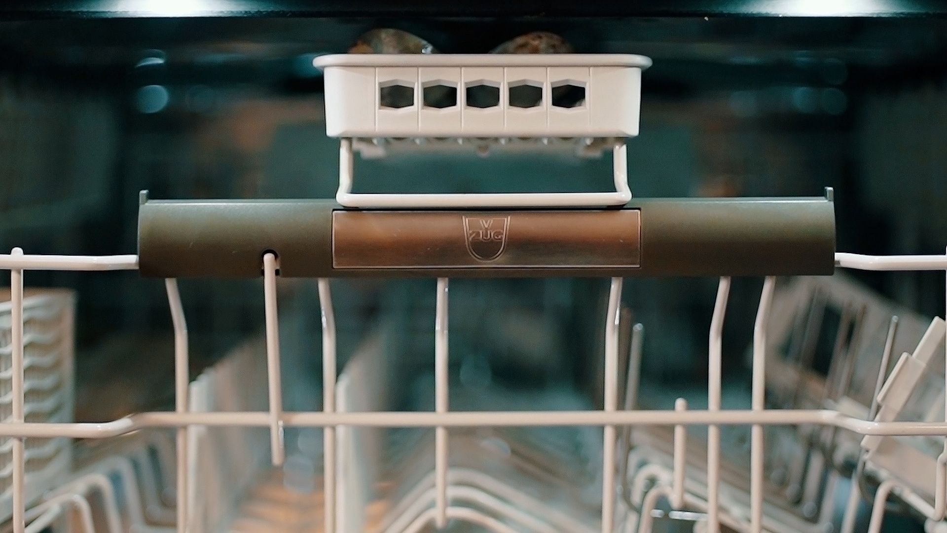 The sleek design of V-ZUG's appliance allows it to fit seamlessly into a variety of design styles