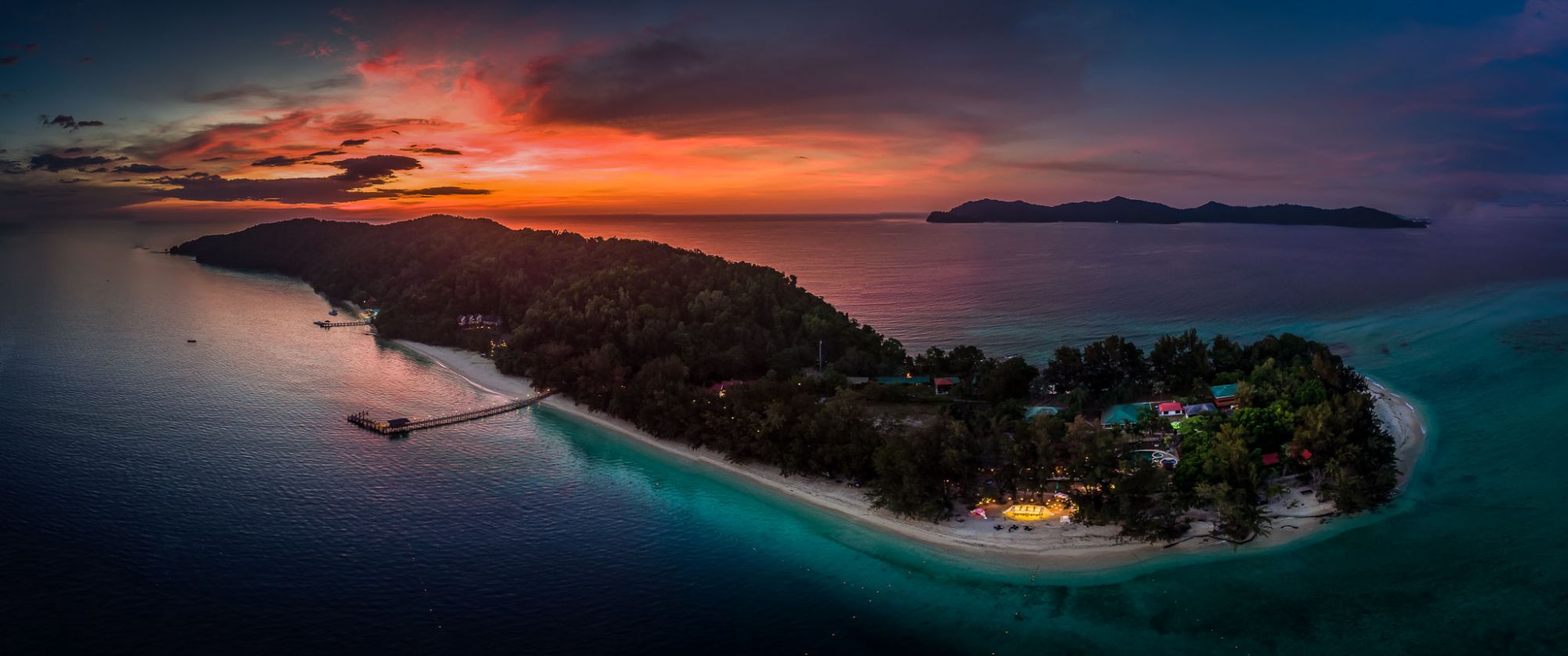 Sunset at Manukan Island, Kota Kinabalu, Sabah