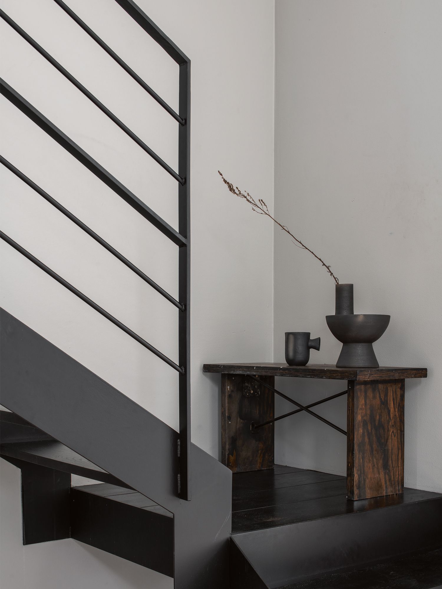 Origin’s Charred Vases series, designed by Gabriel Tan and made by potter João Lourenço
