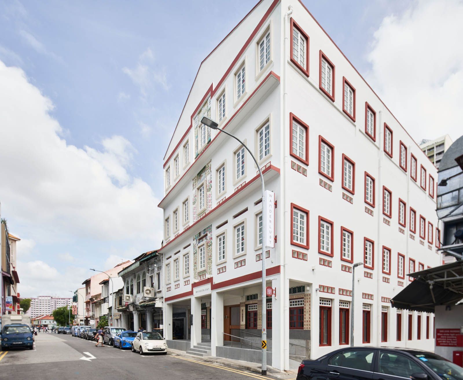 The exterior facade of Wanderlust hotel (Image: Wanderlust)
