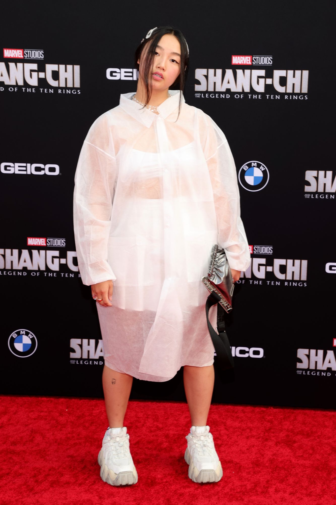 LOS ANGELES, CALIFORNIA - AUGUST 16: Audrey Nuna attends Disney's premiere of "Shang-Chi And The Legend Of The Ten Rings" at El Capitan Theatre on August 16, 2021 in Los Angeles, California. (Photo by Rich Fury/Getty Images)