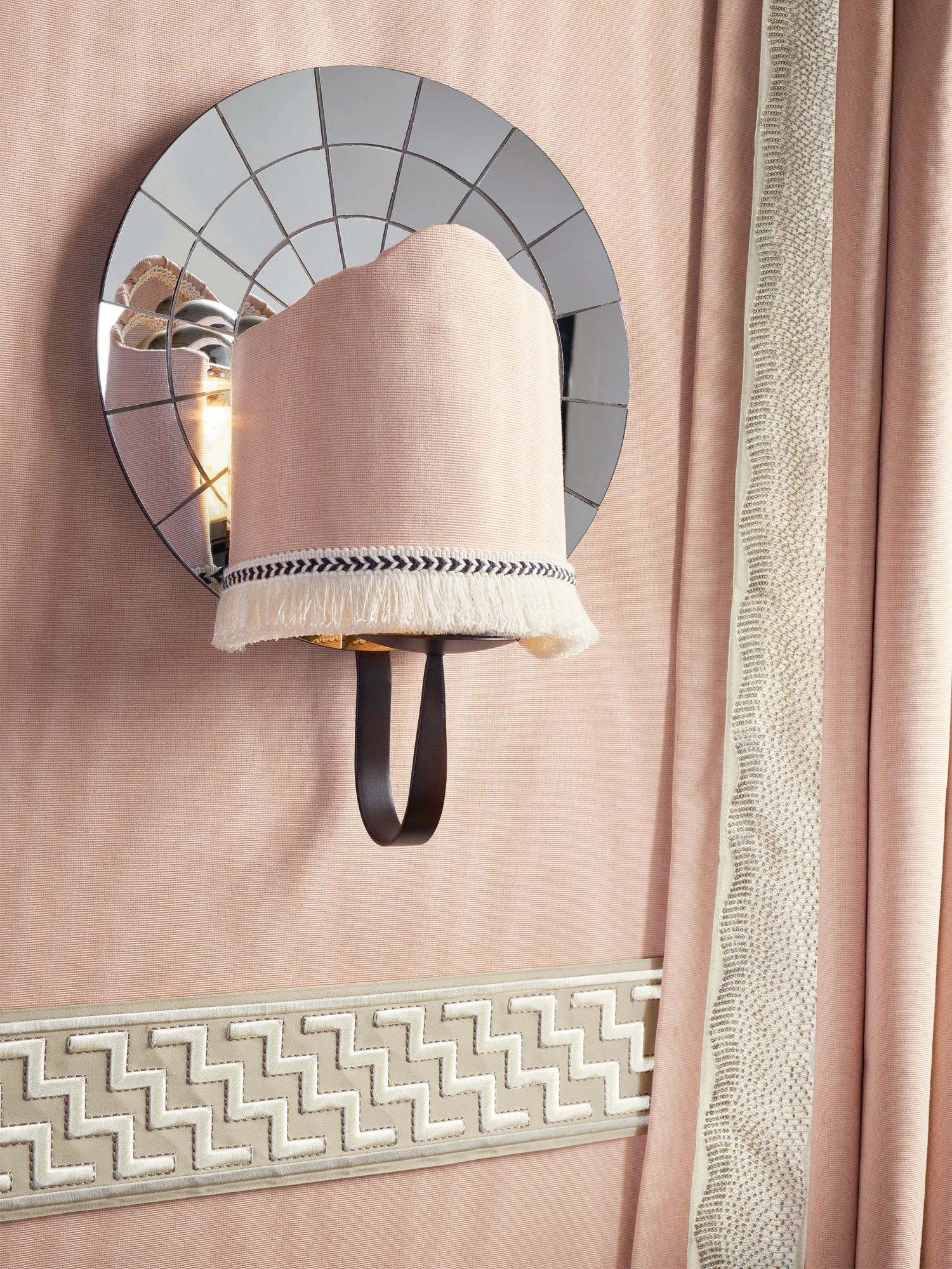 Trimmings from the Samuel & Sons Nocturne collection, available from Altfield Interiors