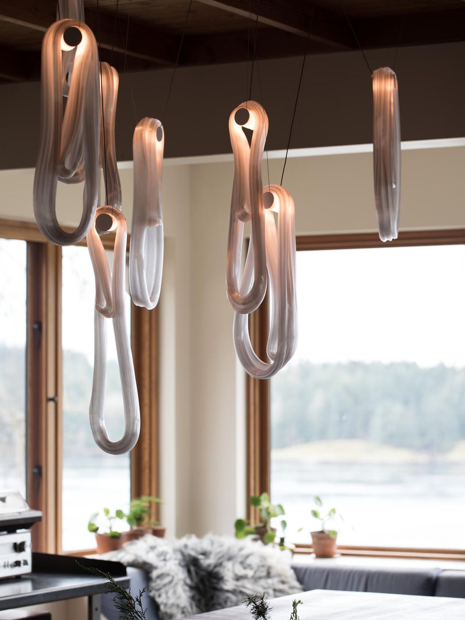 87 is one of Arbel's favourite lighting pieces that he has crafted for Bocci (Photography: Fahim Kassam)