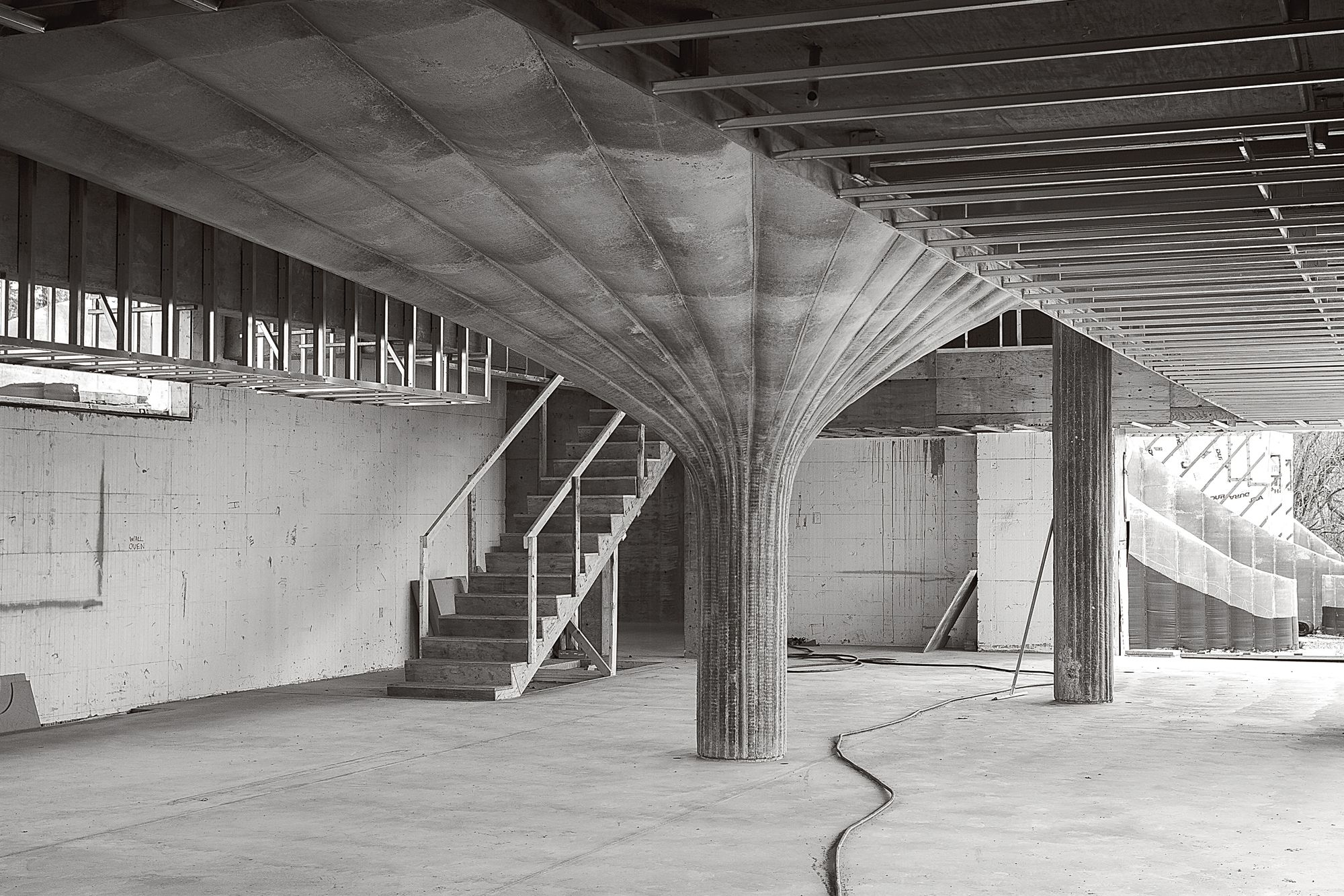 The construction process of 75.9 in Surrey, Canada (Photography: Fahim Kassam)