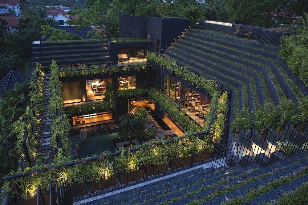 新加坡康沃爾郡花園,由Chang Architects 設計。(拍攝:Albert Lim ,Thames & Hudson提供)