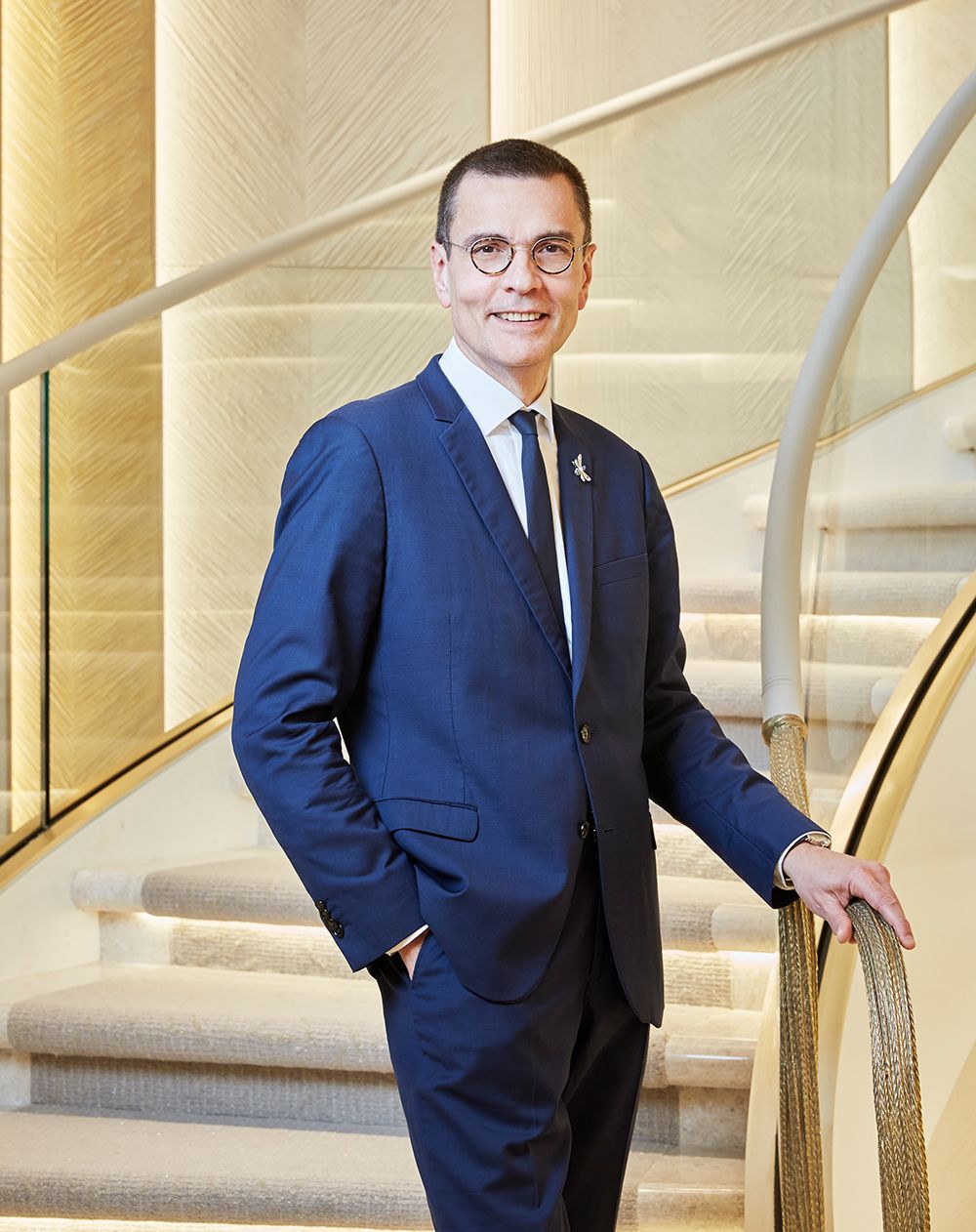 PORTRAIT DE JEAN-MARC MANSVELT, CEO DE CHAUMET, RÃALISÃ AU 12 PLACE VENDÃME LE 24 FÃVRIER 2020.