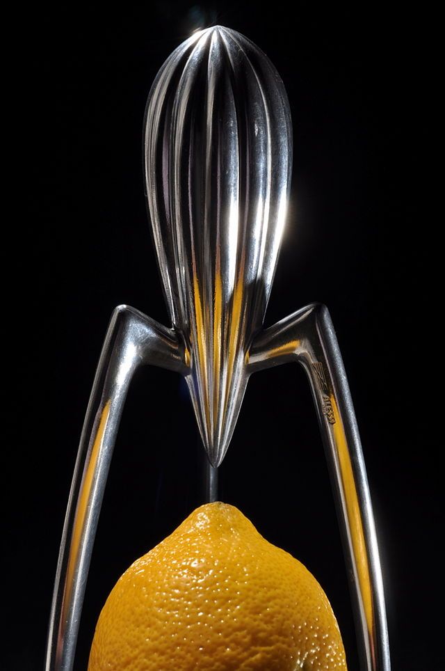 Juicy Salif lemon juicer by Philippe Starck. Designed for Alessi (1990)/ Photo by Niklas Morberg