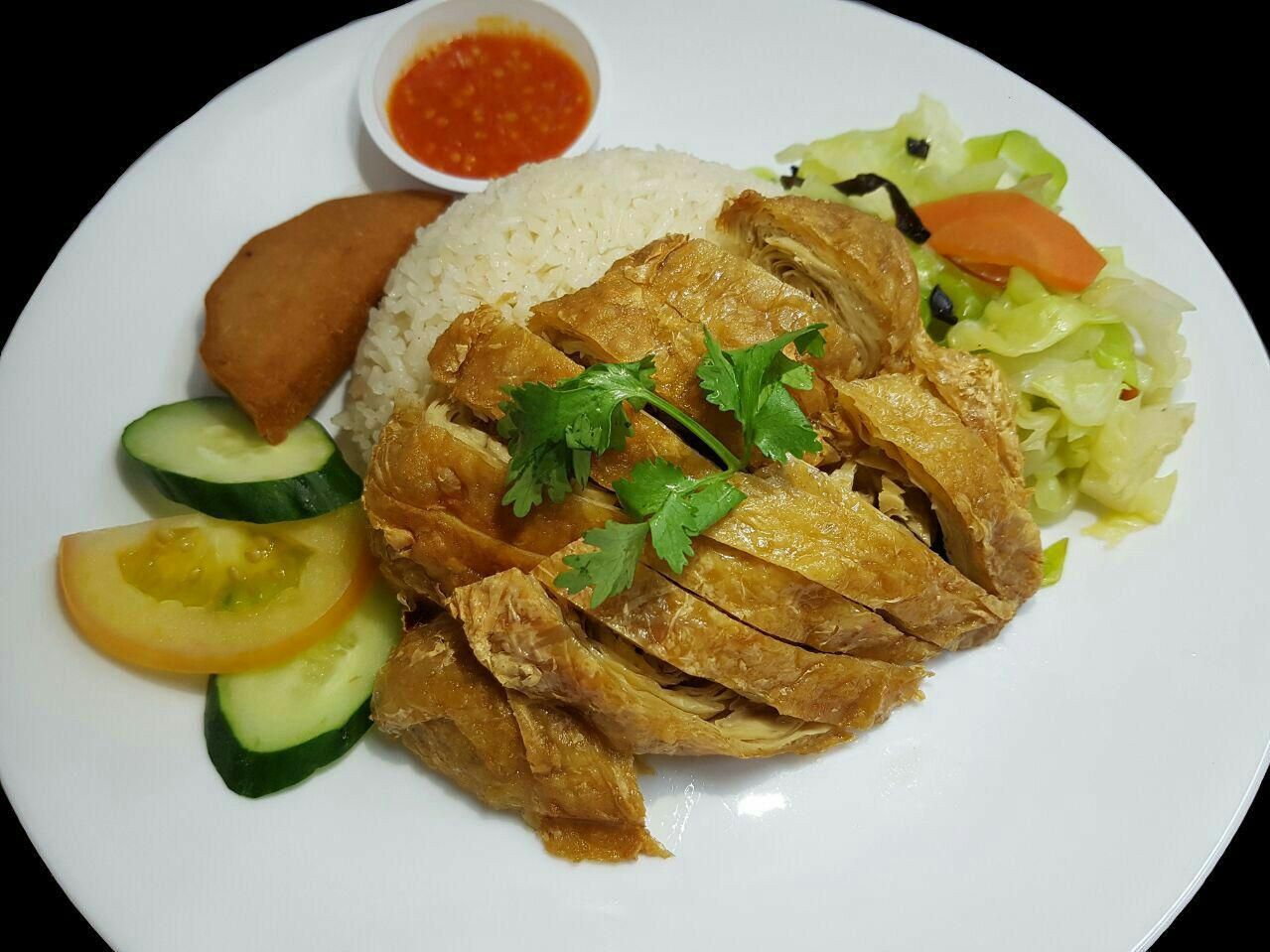 Photo: Vegetarian Chicken Rice / Pine Tree Cafe