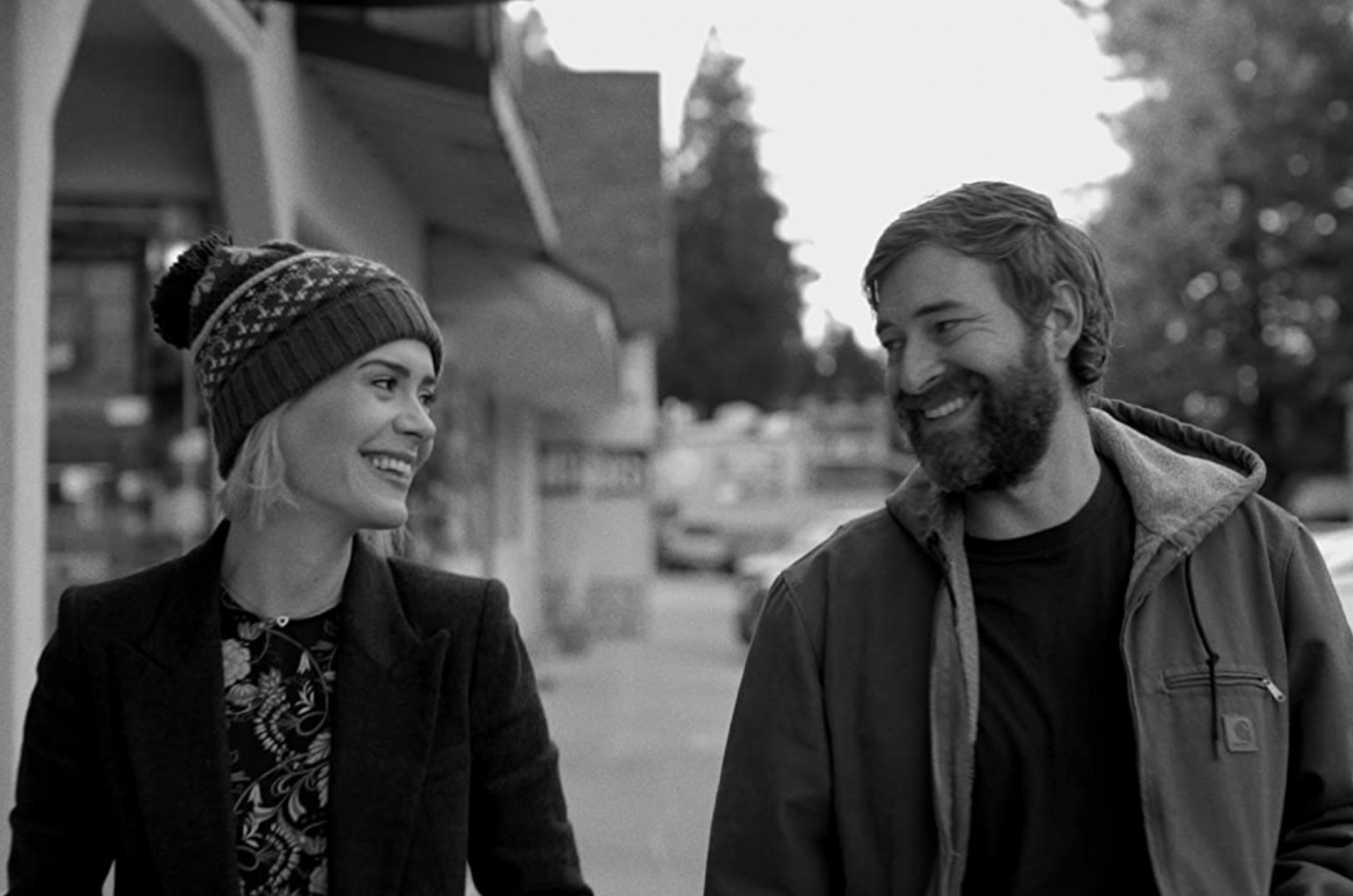 Sarah Paulson and Mark Duplass in Blue Jay (2016). | Photo from IMDb