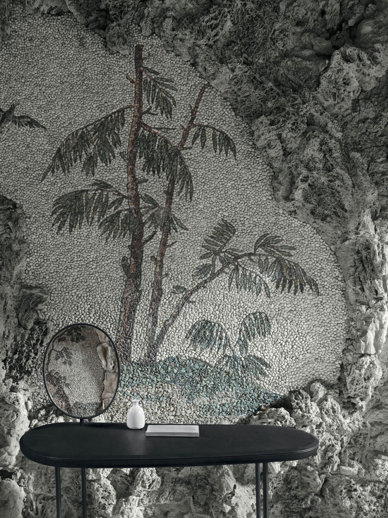Living Divani Pebbles vanity table by Lanzavecchia + Wai, available from Space Furniture