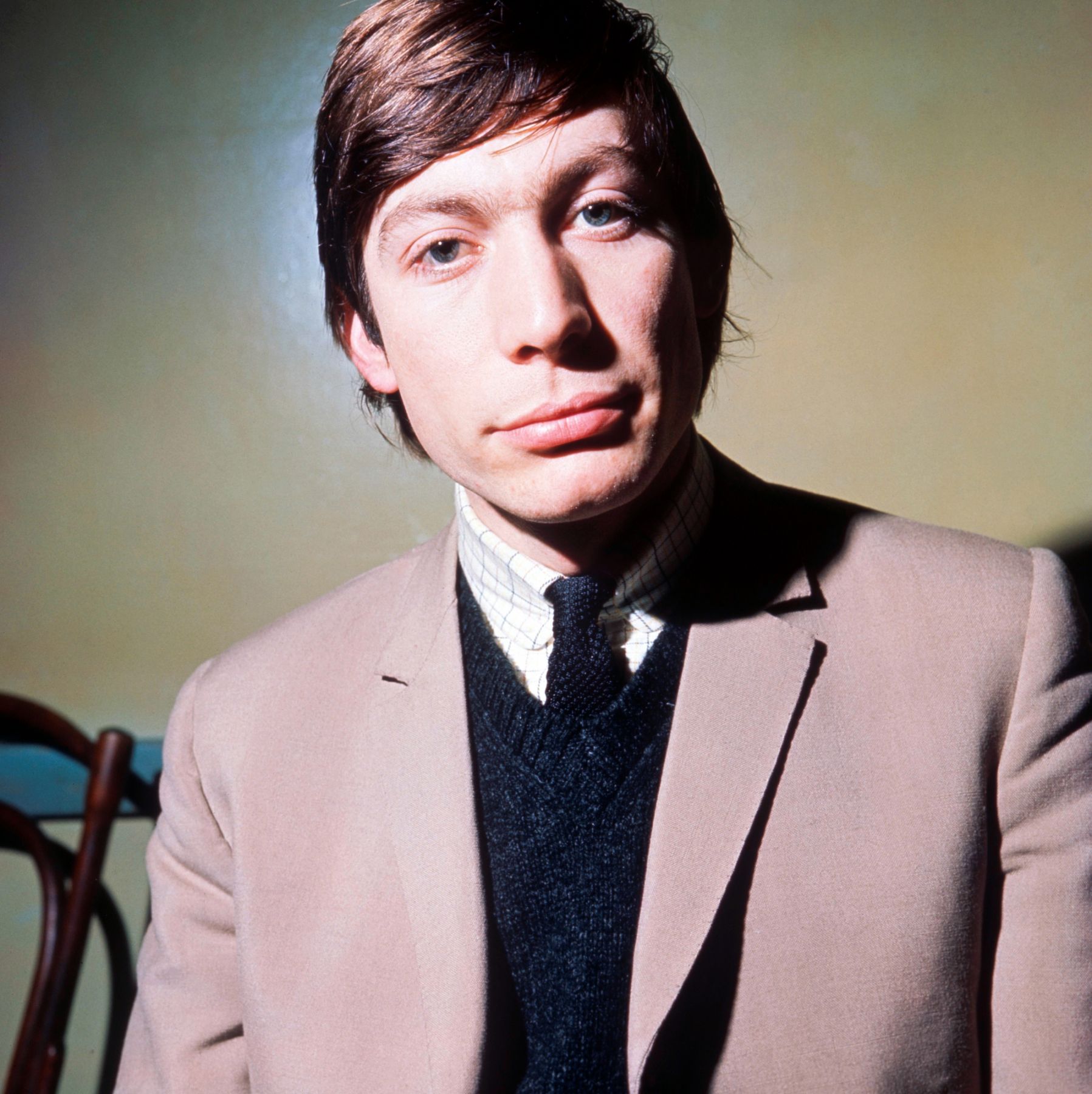 LONDON - CIRCA 1965: English drummer and founding member of The Rolling Stones Charlie Watts poses for a portrait, circa 1965, in London, England. (Photo by Jeff Hochberg/Getty Images)