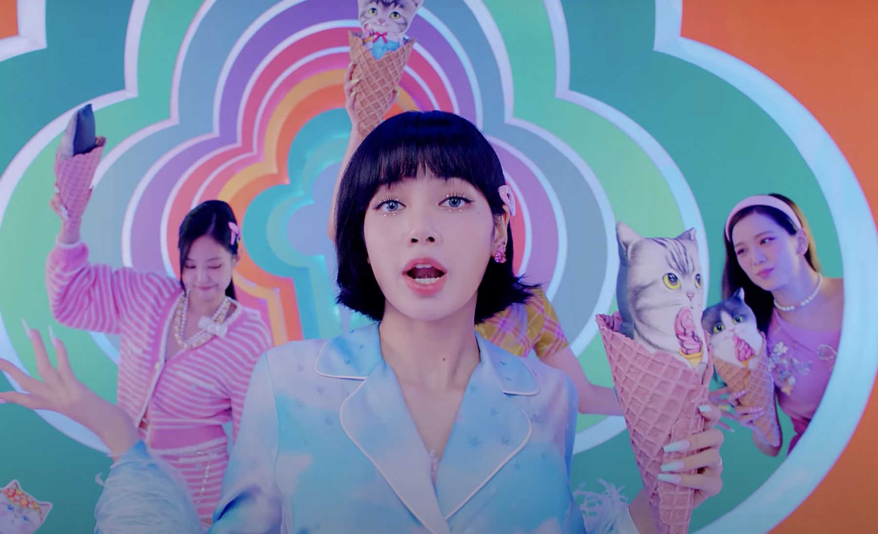 Blackpink Lisa in 'Ice Cream' Music Video