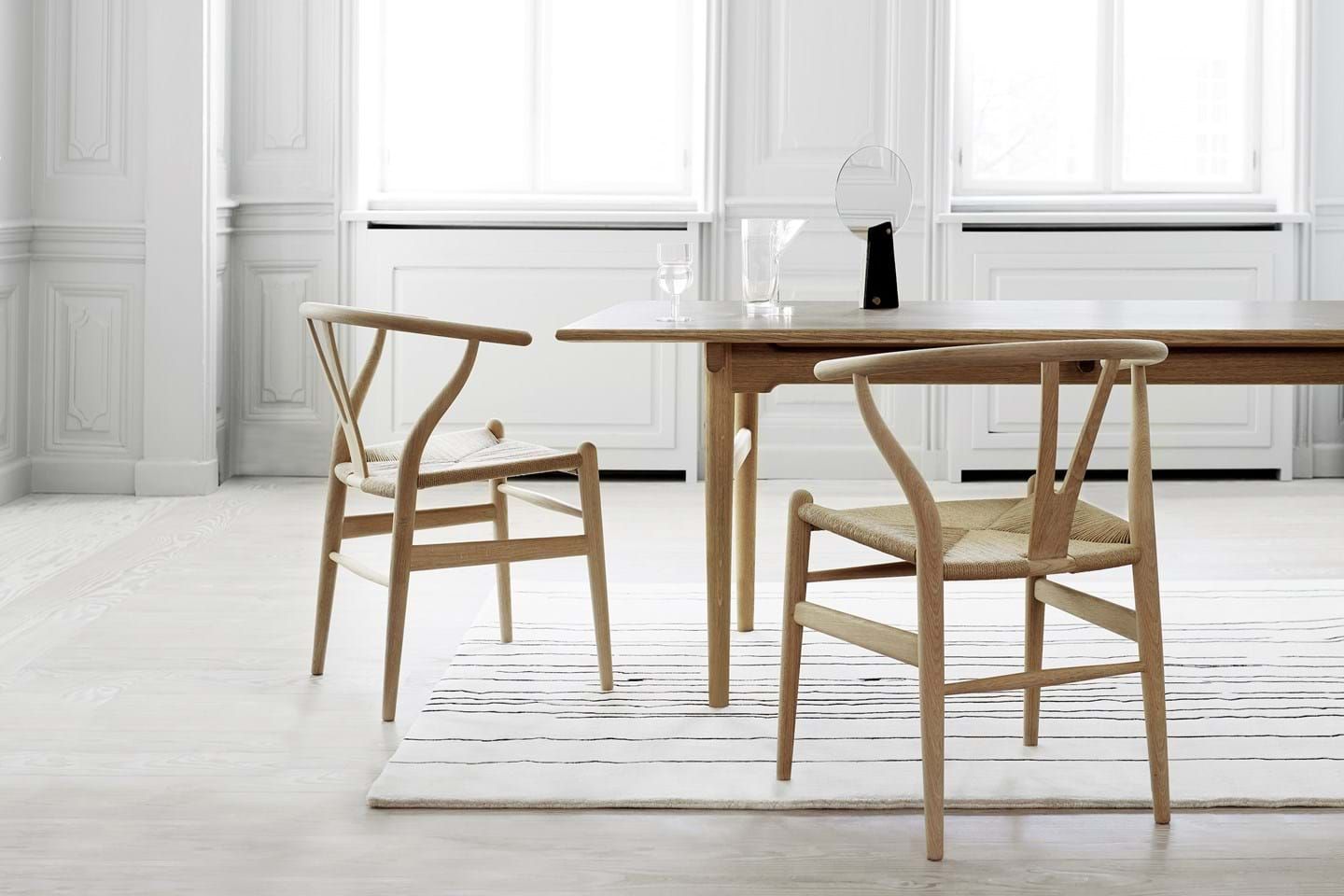 The Wishbone chair, also known as the CH24 or the 'Y' chair, is a timeless favourite (Image: Courtesy of Carl Hansen & Søn)