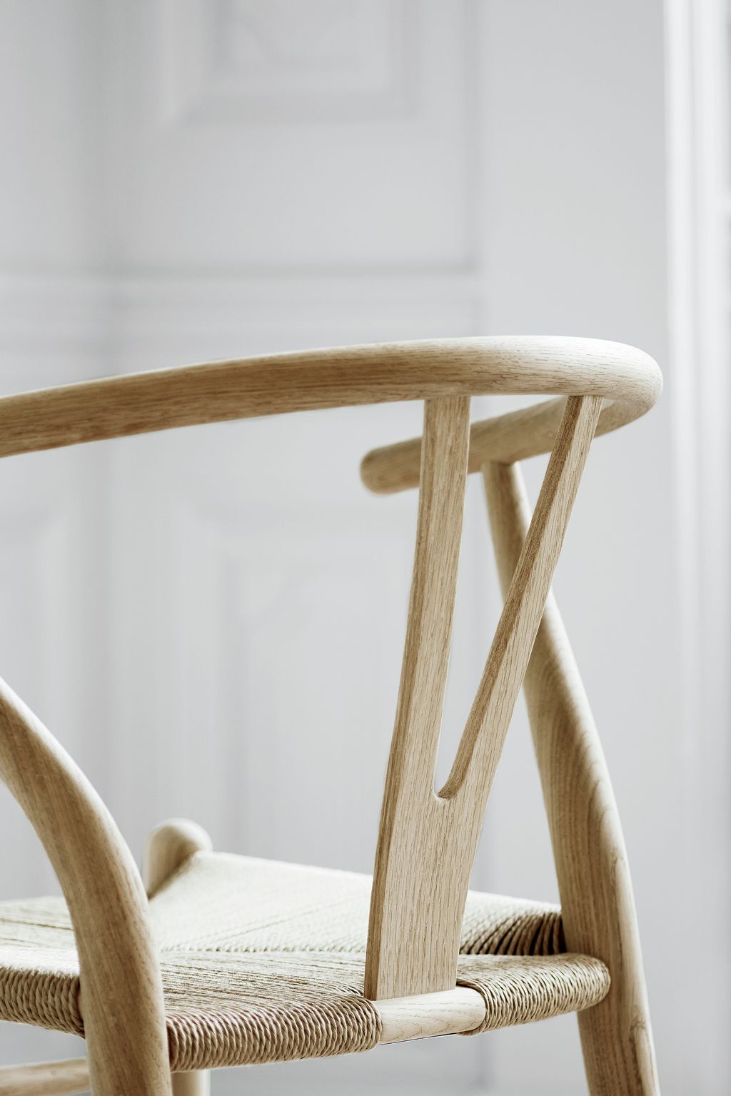 The Y-shaped backrest offers support and structure (Image: Courtesy of Carl Hansen & Søn)