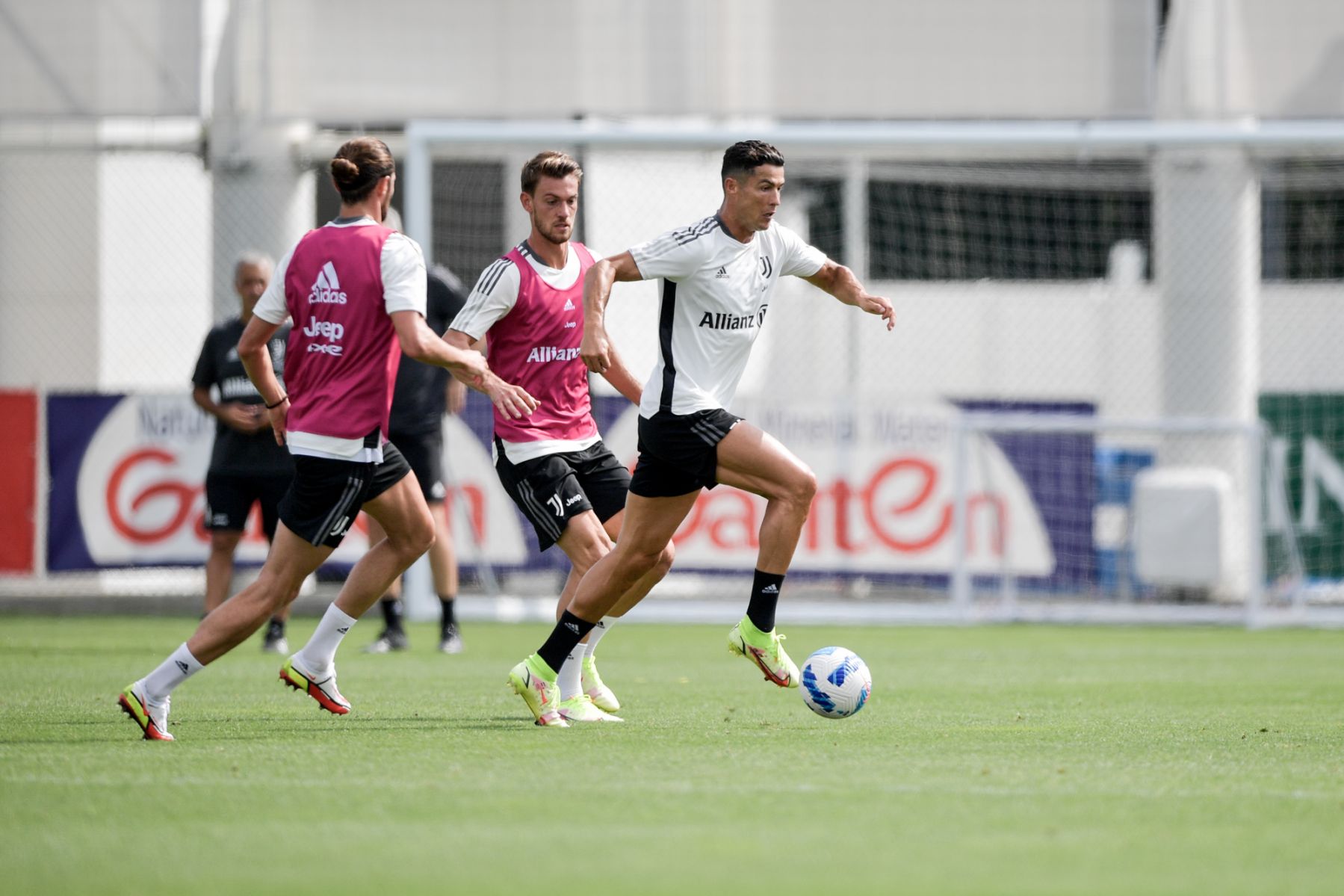 TURIN, ITALY - AUGUST 25: Juventus player Cristiano Ronaldo during a training session at JTC on August 25, 2021 in Turin, Italy. (Photo by Daniele Badolato - Juventus FC/Juventus FC via Getty Images)