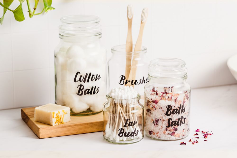 Photo: Bathroom organisation