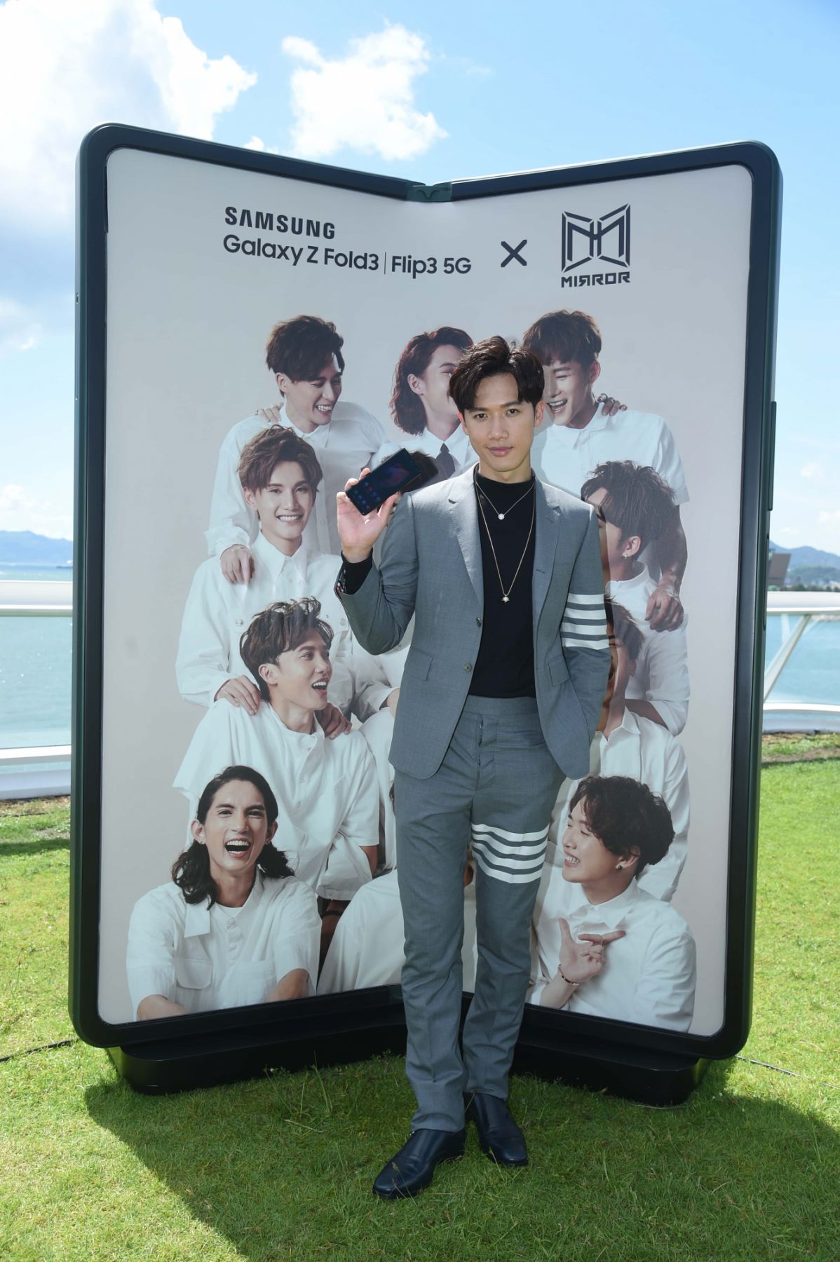 samsung galaxy z flip3 fold 3 - hong kong boy band mirror