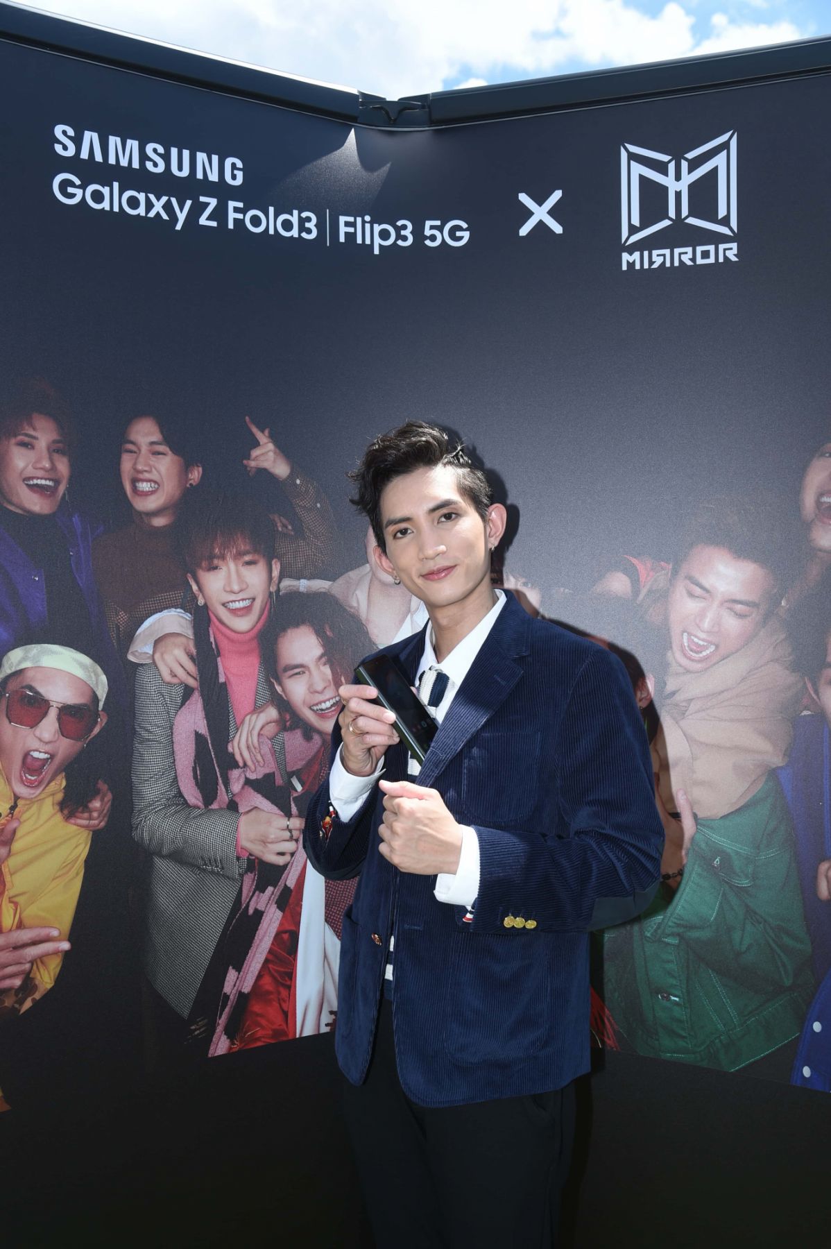samsung galaxy z flip3 fold 3 - hong kong boy band mirror