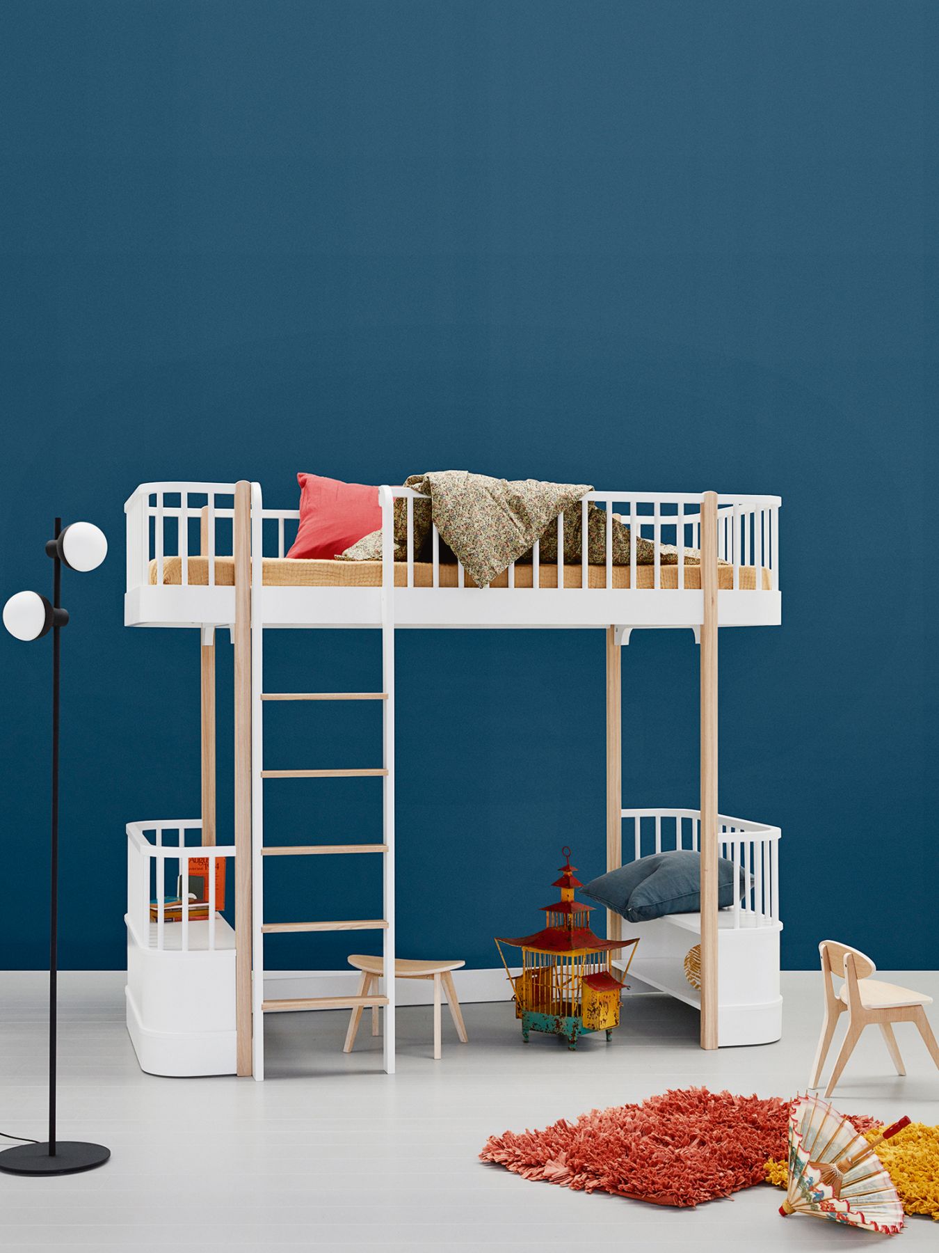 Oliver Furniture Wood Kids loft bed, from Kuhl Home