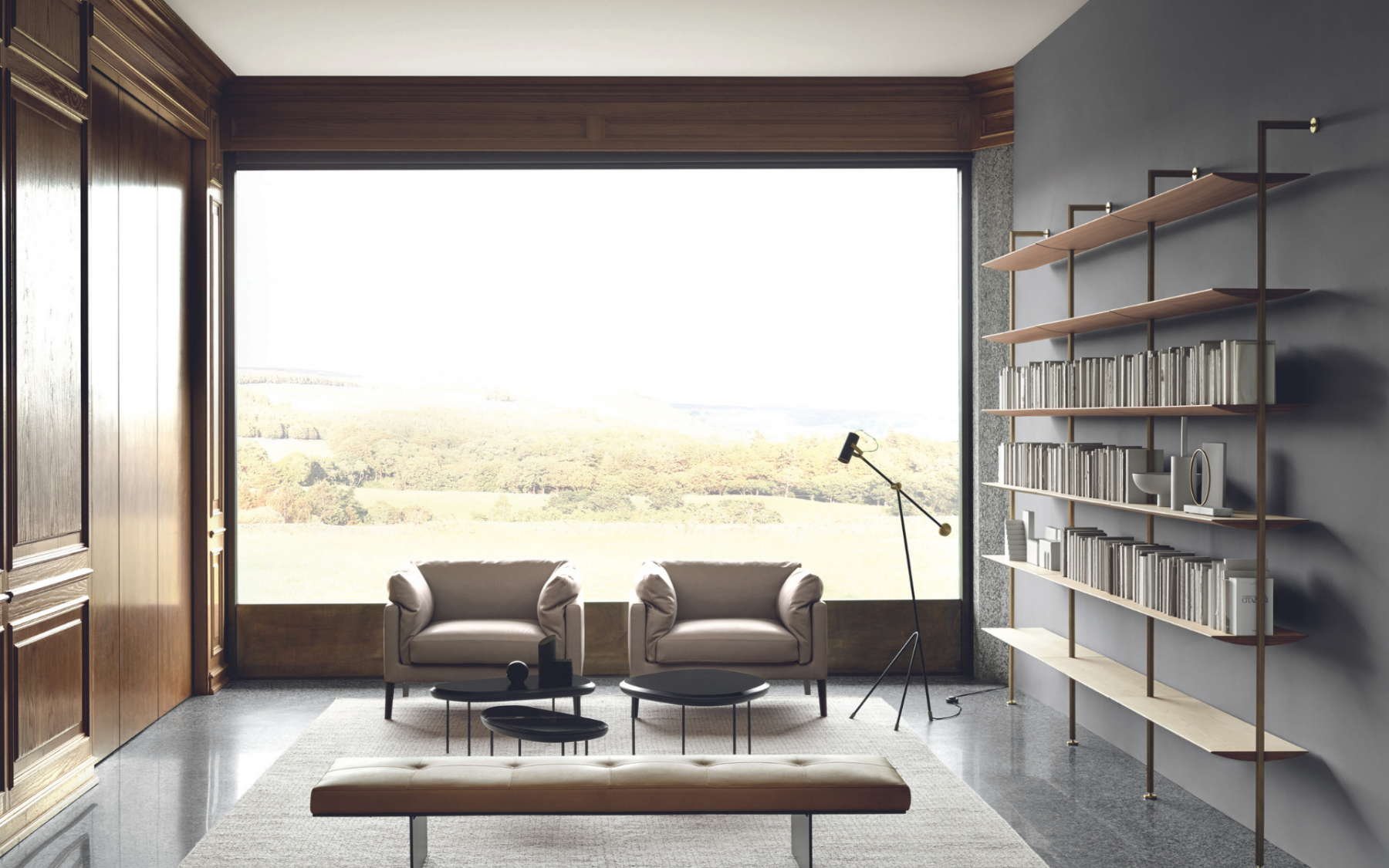 Living Divani Sailor bookcase by  David Lopez Quincoces, available from Space Furniture