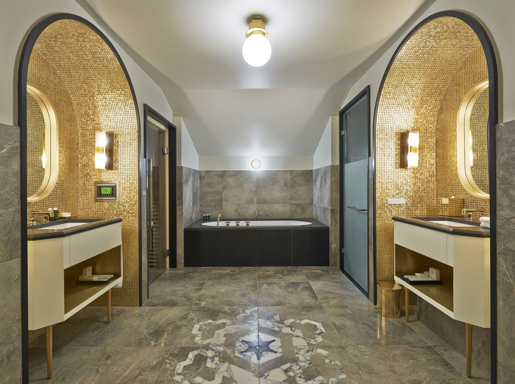 The Penthouse bathroom at L’Apogée Courchevel