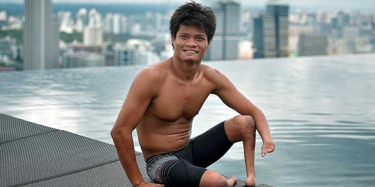 Filipino swimmer Ernie Gawilan (Photo: The Daily Guardian)