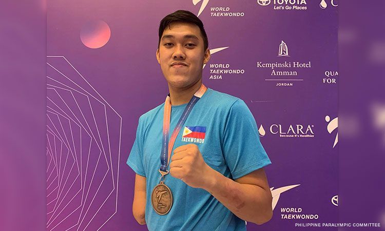Allain Ganapin – Para taekwondo (Photo: Philippine Paralympic Committee)