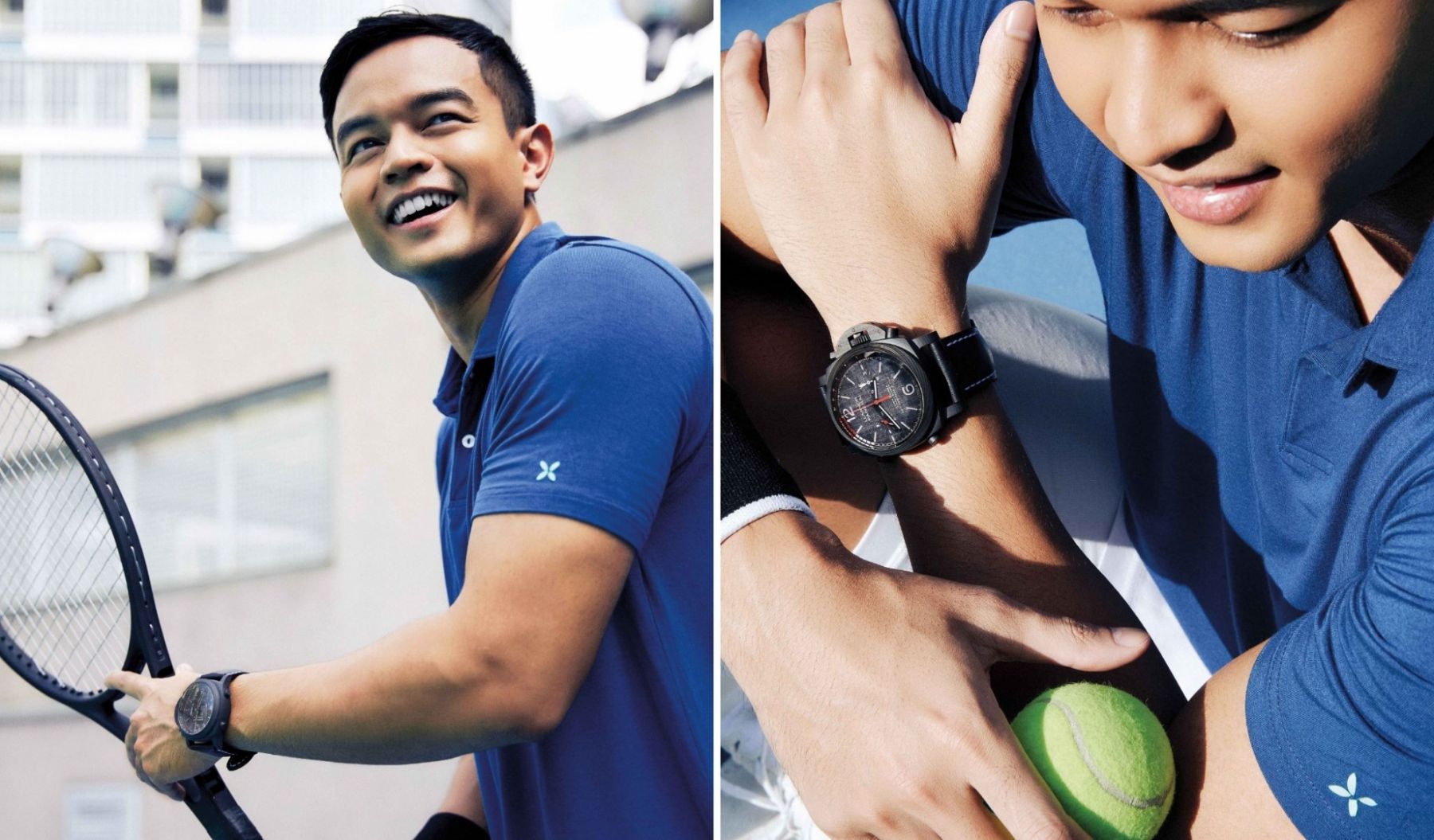 Ariff Faisal wears Panerai Luminor Luna Rossa Regatta 47mm PAM01038