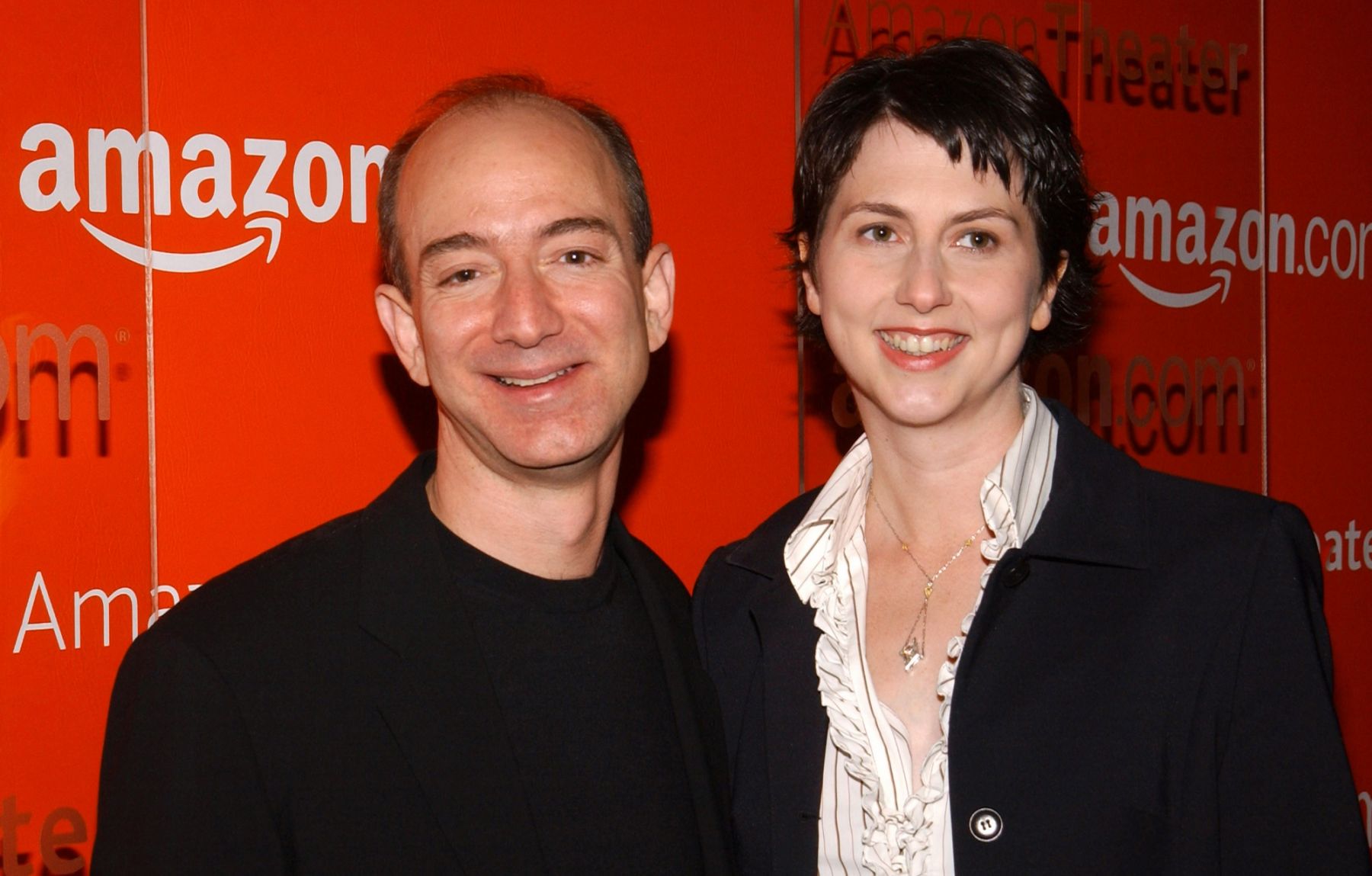 Jeff Bezos, CEO of Amazon and wife Mackensie