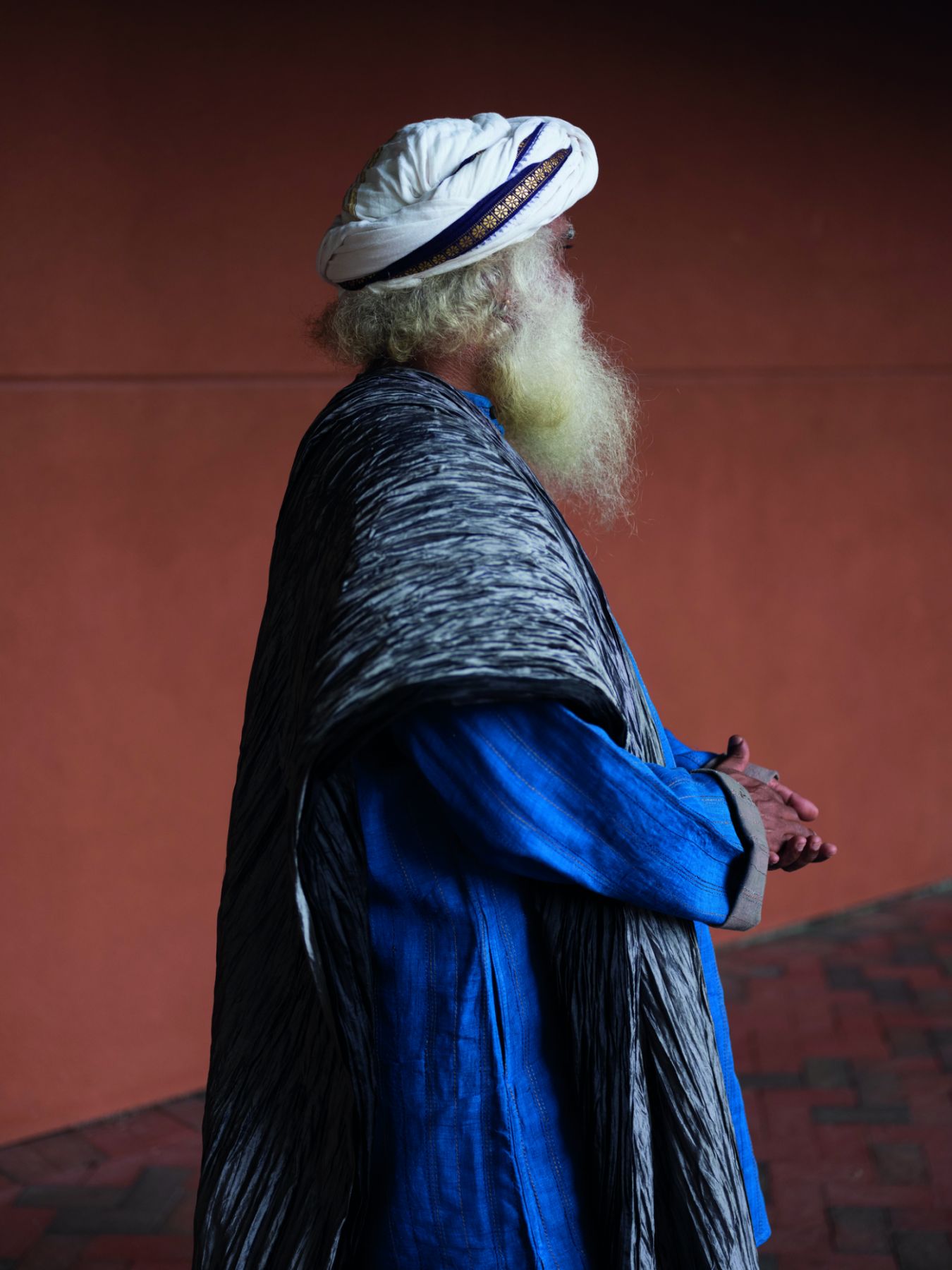 Sadhguru photographed in Tennessee on June 30, 2021 by Tamara Reynolds