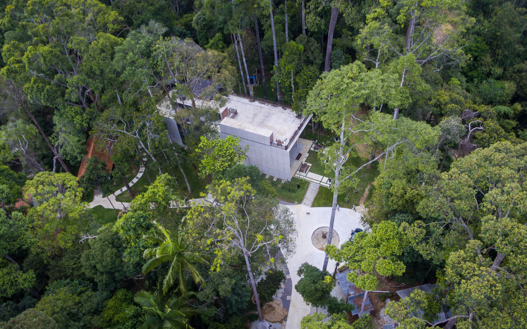 Nestled within a mature forest, Twinkle Villa treads gently on the terrain