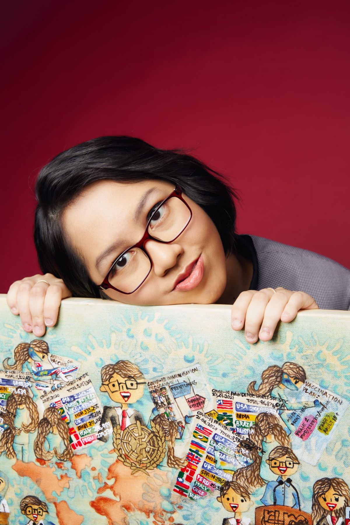 Wan Jamila Wan Shaiful Bahri, artist and 2021 honouree (Image: Khairul Imran)