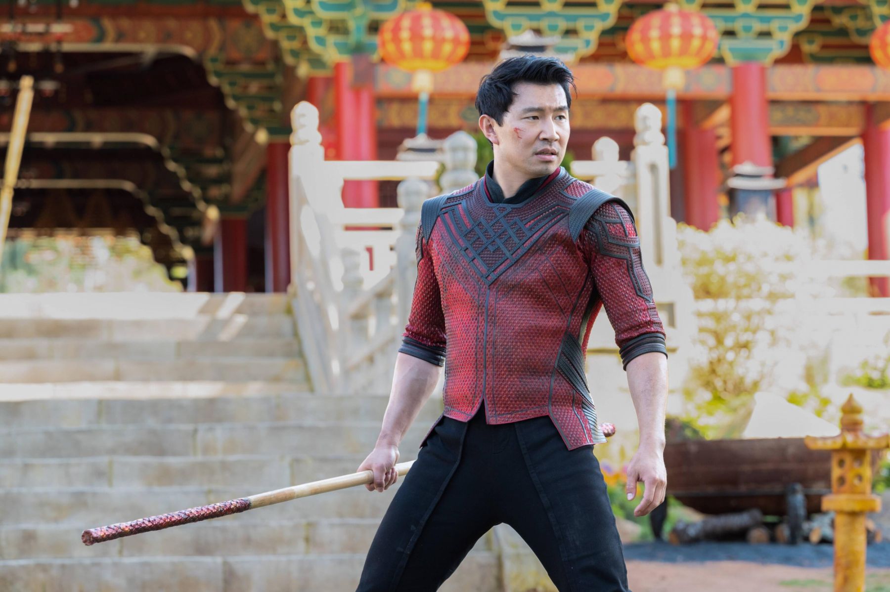 Shang-Chi (Simu Liu) in Marvel Studios' SHANG-CHI AND THE LEGEND OF THE TEN RINGS. Photo by Jasin Boland. ©Marvel Studios 2021. All Rights Reserved.