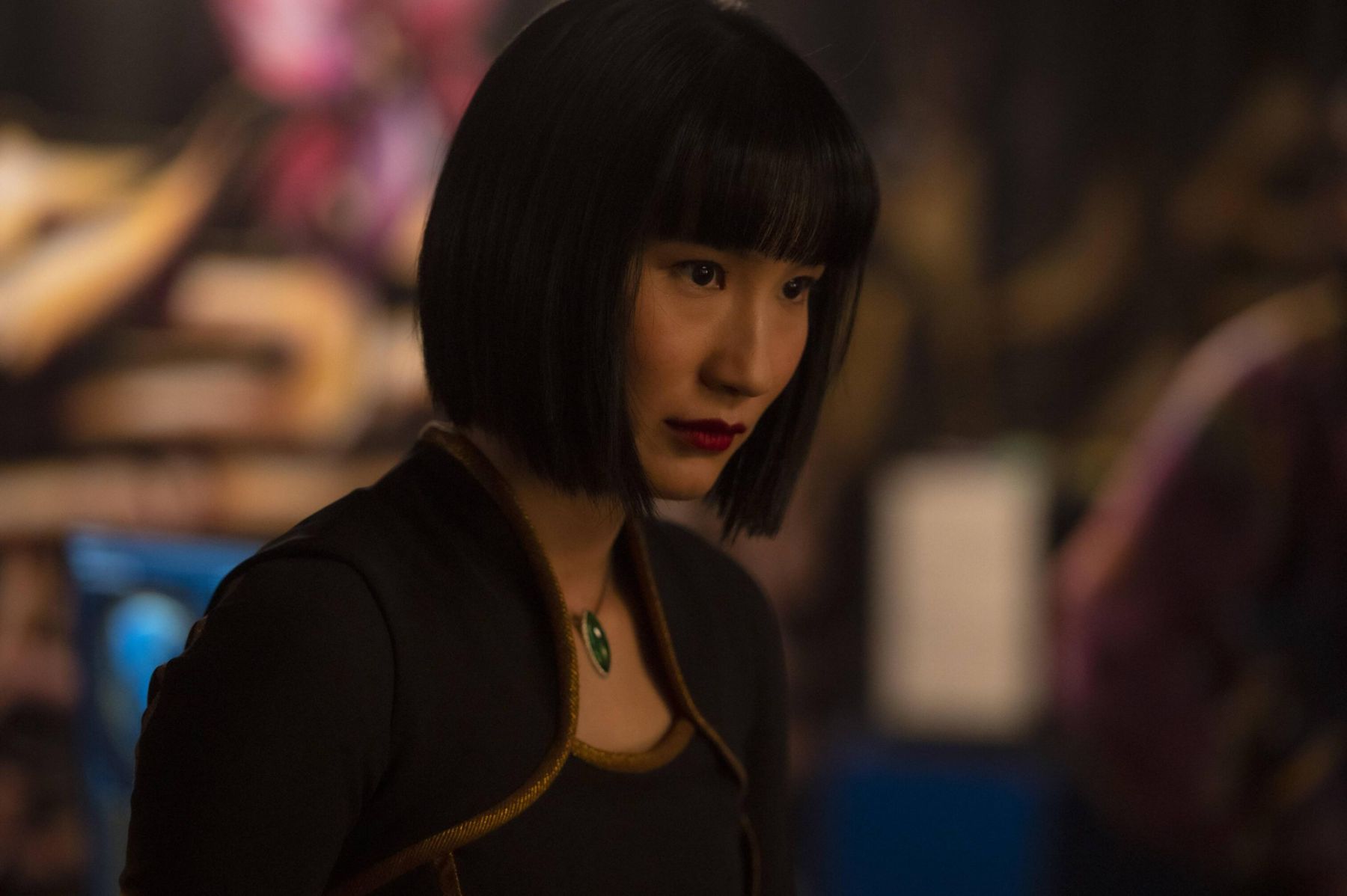 Xialing (Mengâer Zhang) in Marvel Studios' SHANG-CHI AND THE LEGEND OF THE TEN RINGS. Photo by Jasin Boland. ©Marvel Studios 2021. All Rights Reserved.