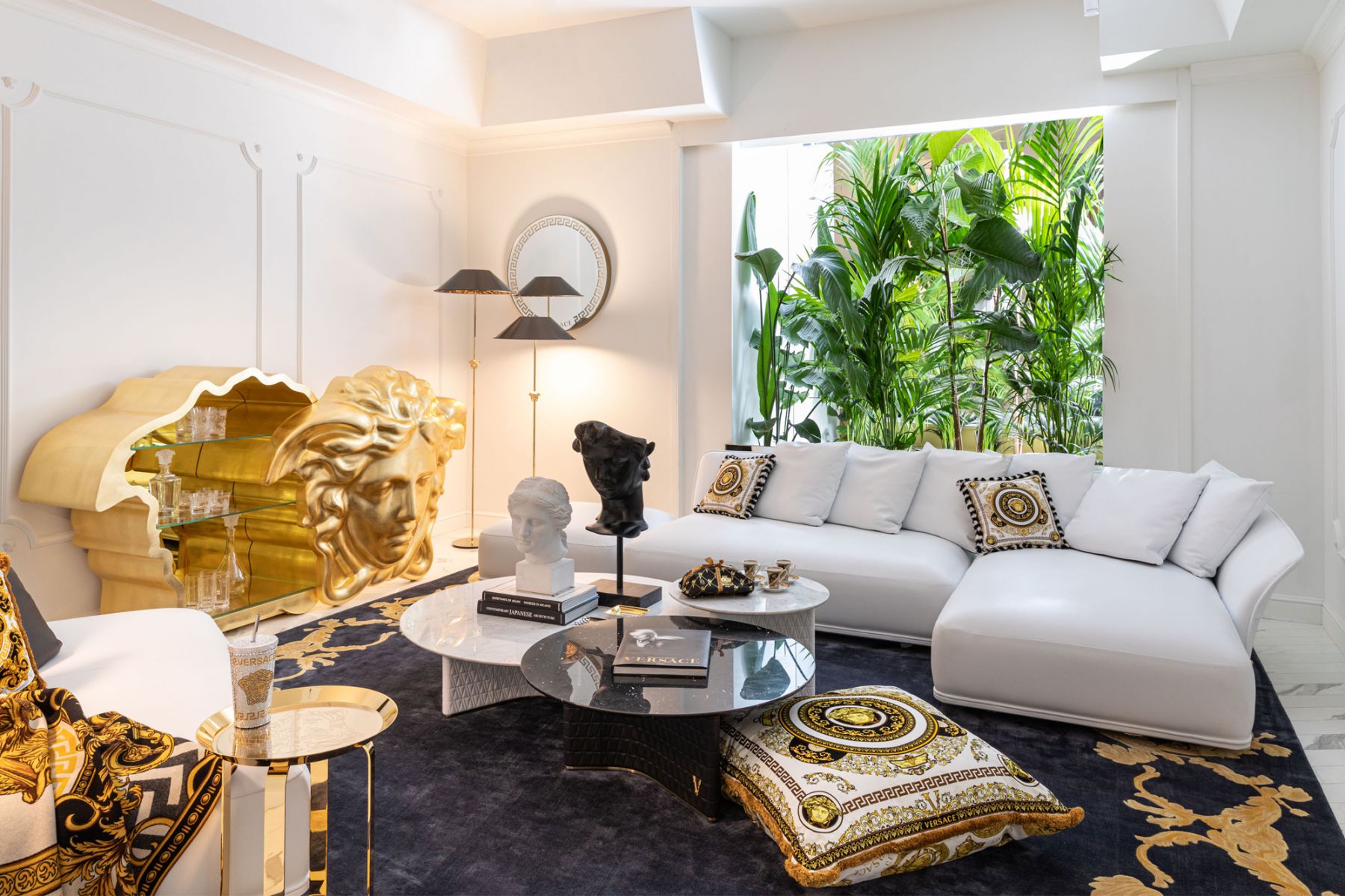 The new collection is a collaboration between Donatella Versace and Italian design duo Roberto Palomba and Ludovica Serafini (Image: Courtesy of Versace)