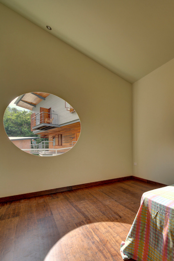 Round openings reference Chinese moongates