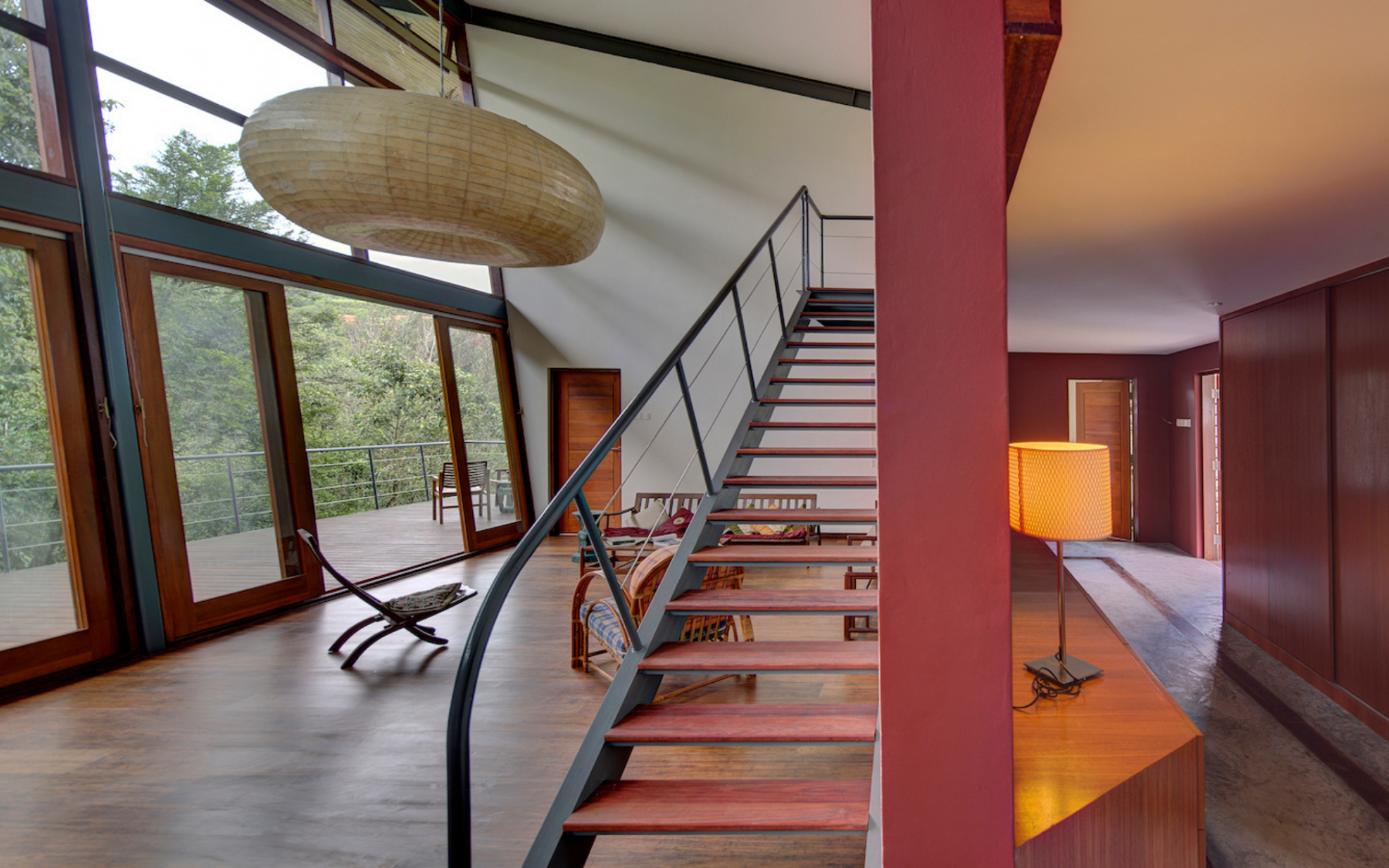 Interiors were kept simple and low maintenance