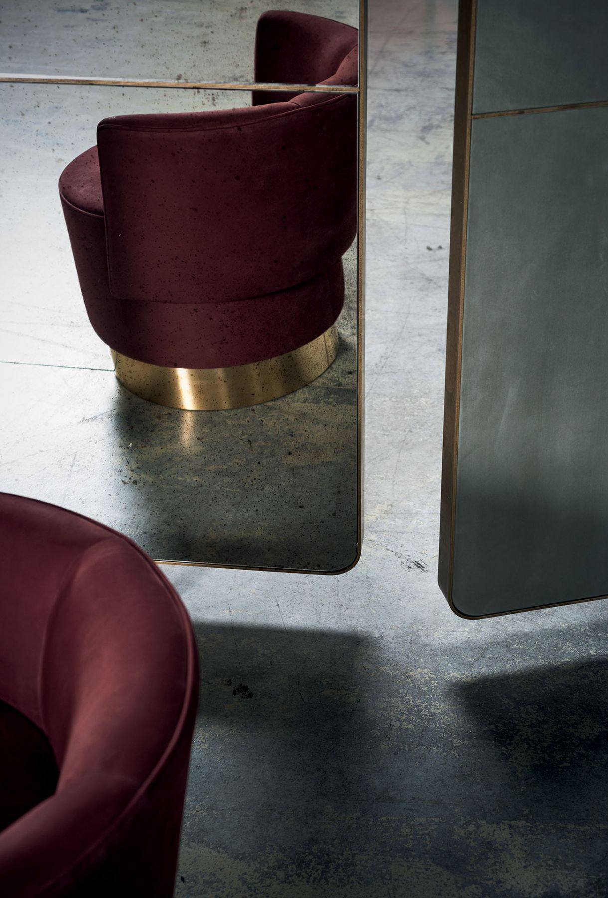 Baxter Oddo mirror. Available at Space Furniture