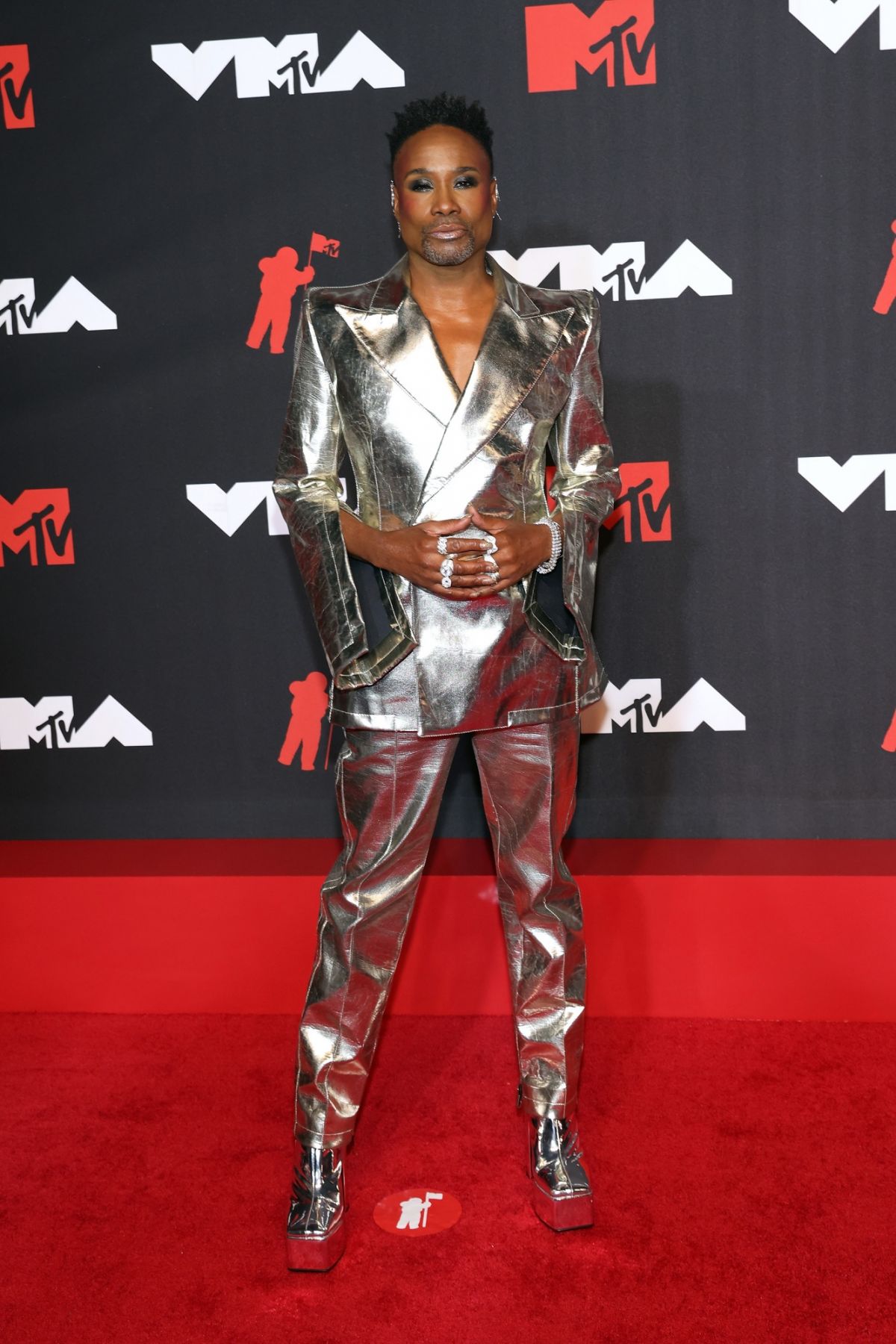 NEW YORK, NEW YORK - SEPTEMBER 12: Billy Porter attends the 2021 MTV Video Music Awards at Barclays Center on September 12, 2021 in the Brooklyn borough of New York City. (Photo by Taylor Hill/FilmMagic)
