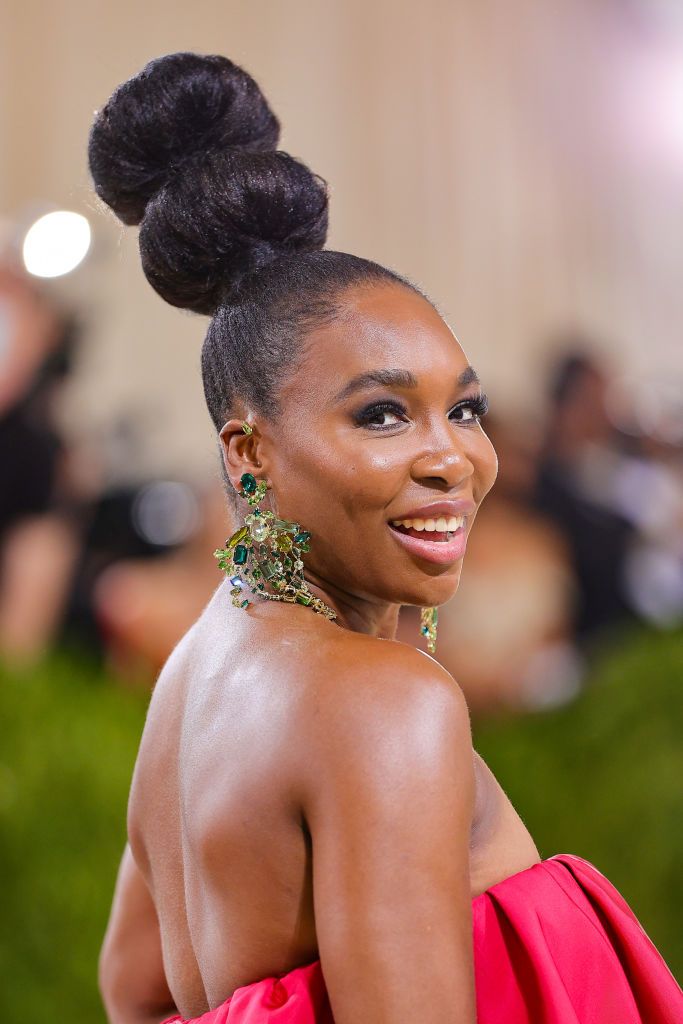 NEW YORK, NEW YORK - SEPTEMBER 13: Venus Williams attends The 2021 Met Gala Celebrating In America: A Lexicon Of Fashion at Metropolitan Museum of Art on September 13, 2021 in New York City. (Photo by Theo Wargo/Getty Images)