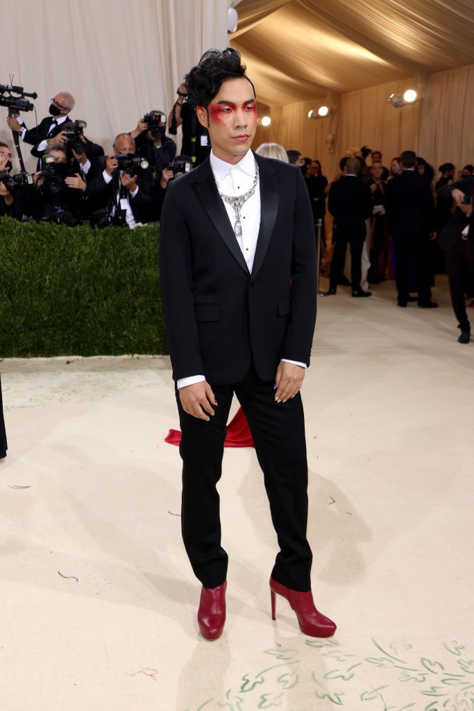 NEW YORK, NEW YORK - SEPTEMBER 13: Eugene Lee Yang attends The 2021 Met Gala Celebrating In America: A Lexicon Of Fashion at Metropolitan Museum of Art on September 13, 2021 in New York City. (Photo by John Shearer/WireImage)