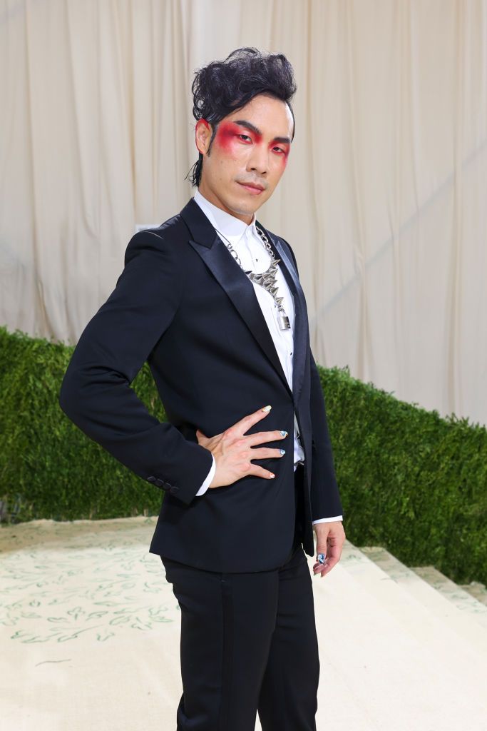 NEW YORK, NEW YORK - SEPTEMBER 13: Eugene Lee Yang attends The 2021 Met Gala Celebrating In America: A Lexicon Of Fashion at Metropolitan Museum of Art on September 13, 2021 in New York City. (Photo by Cindy Ord/MG21/Getty Images)