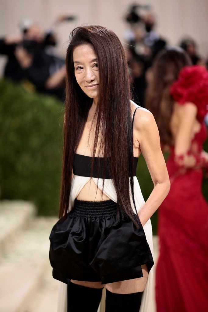 NEW YORK, NEW YORK - SEPTEMBER 13: Vera Wang attends The 2021 Met Gala Celebrating In America: A Lexicon Of Fashion at Metropolitan Museum of Art on September 13, 2021 in New York City. (Photo by Dimitrios Kambouris/Getty Images for The Met Museum/Vogue )