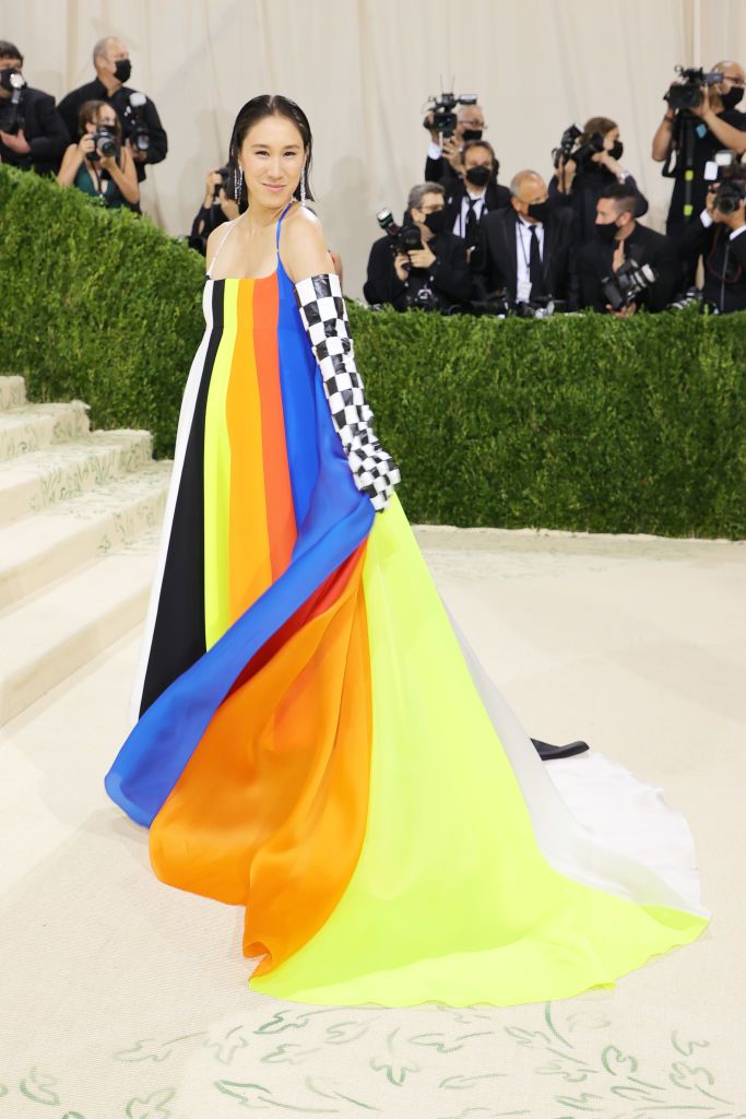NEW YORK, NEW YORK - SEPTEMBER 13: Eva Chen attends The 2021 Met Gala Celebrating In America: A Lexicon Of Fashion at Metropolitan Museum of Art on September 13, 2021 in New York City. (Photo by Mike Coppola/Getty Images)