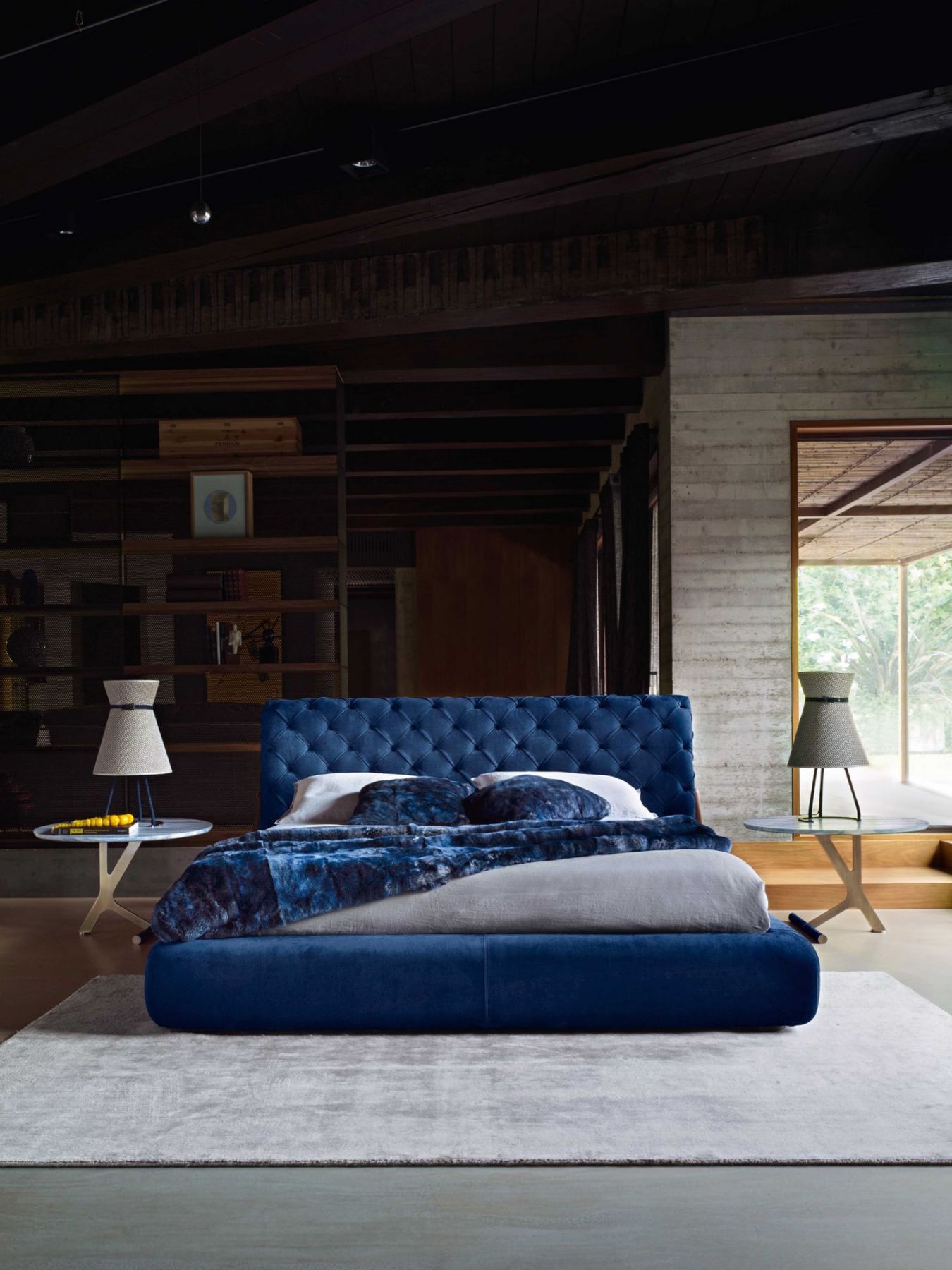 A striking bed with a plush headboard, like this Ulivi Salotti Chanel bed from Sphere Living, adds comfort and style to the bedroom (Image: Courtesy of Sphere Living)
