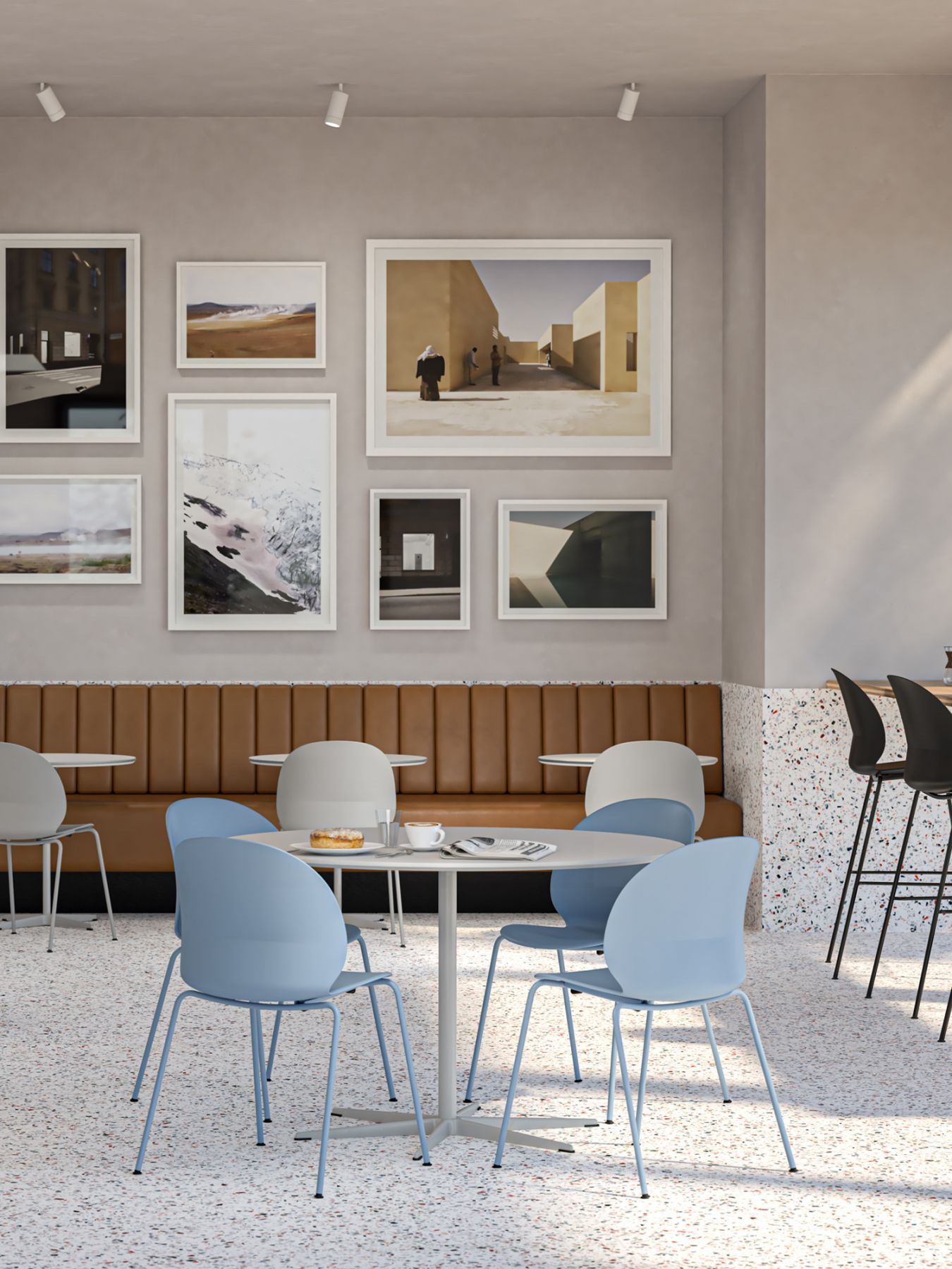 The No2 Recycle chair is suitable for most interior styles, even restaurants (Image: Courtesy of Fritz Hansen)