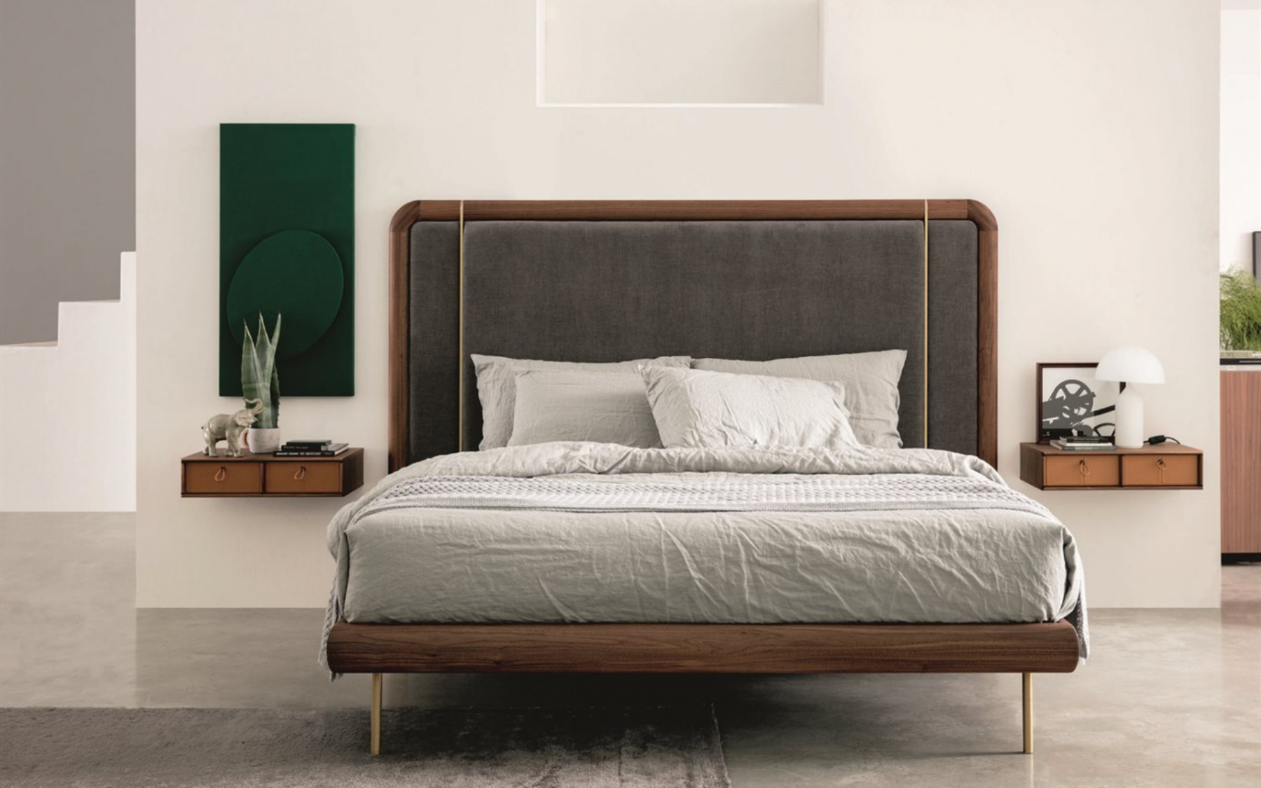 Porada Killian bed by M. Marconato and T. Zappa. Available at Studio 216