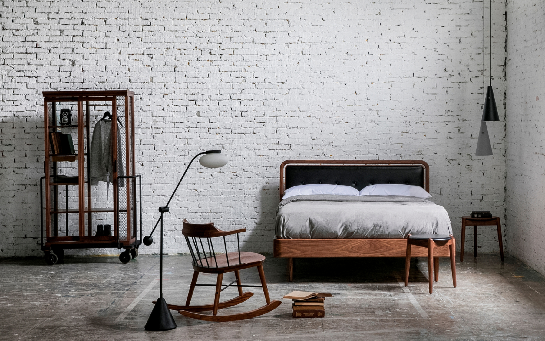 Stellar Works Dawn bed by Space Copenhagen. Available at Linds Furniture